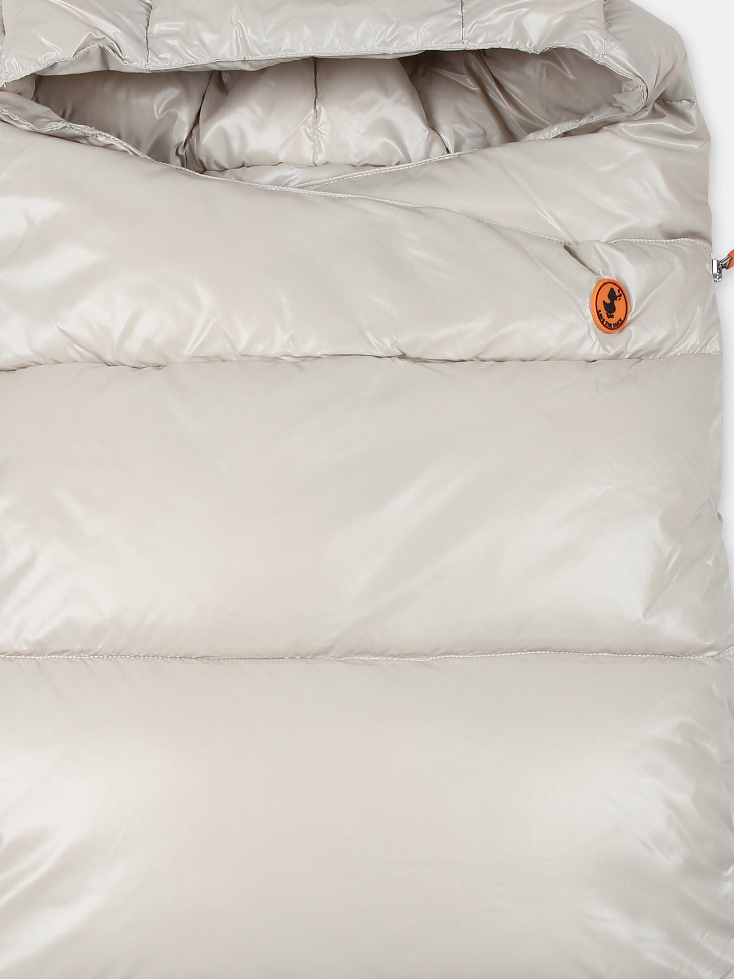 Sacco nanna Kay beige per neonati con logo,Save The Duck Kids,I30001X LUCK19 40019