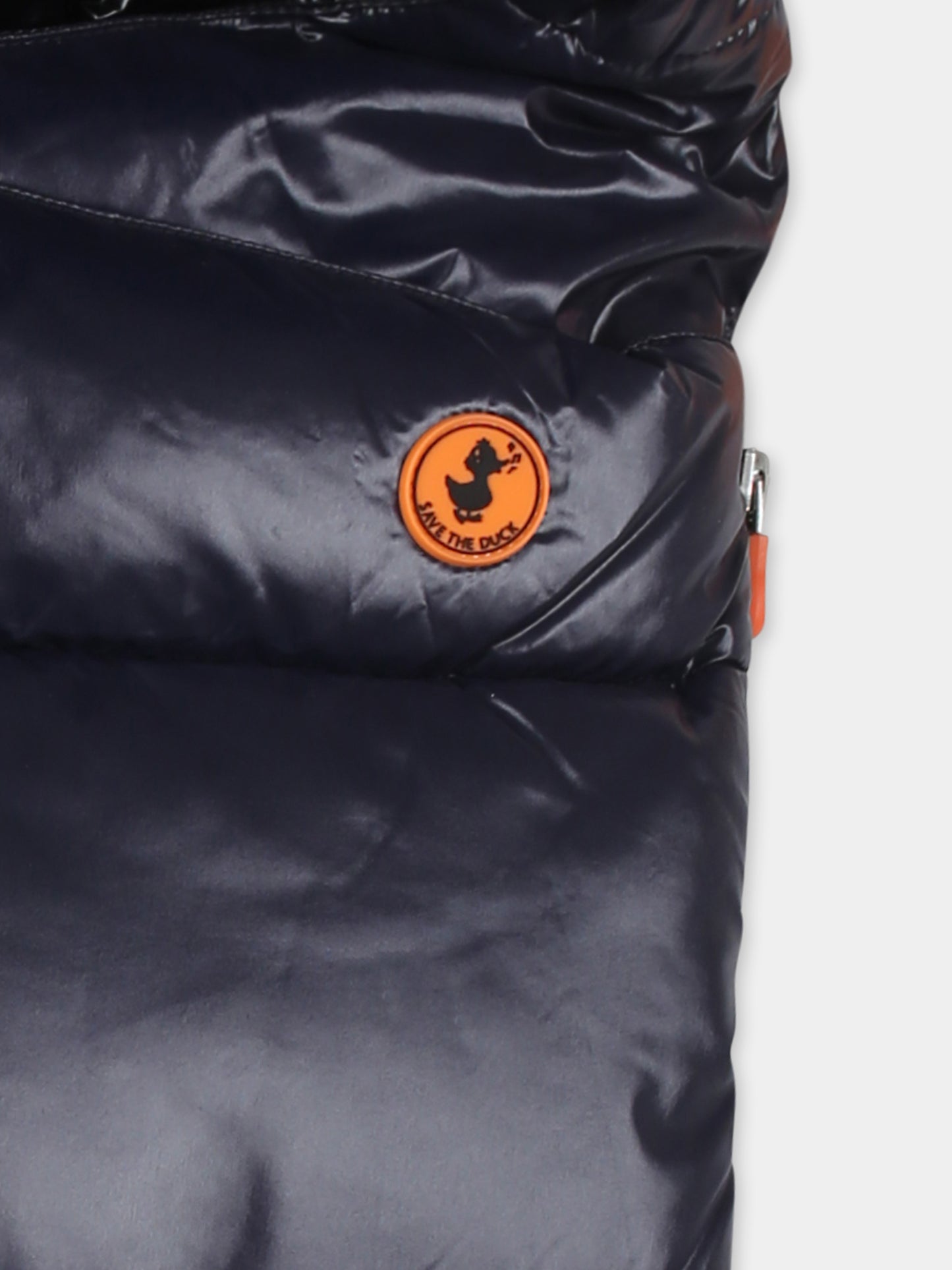 Sacco nanna Kay blu per neonati con logo,Save The Duck Kids,I30001X LUCK19 90010