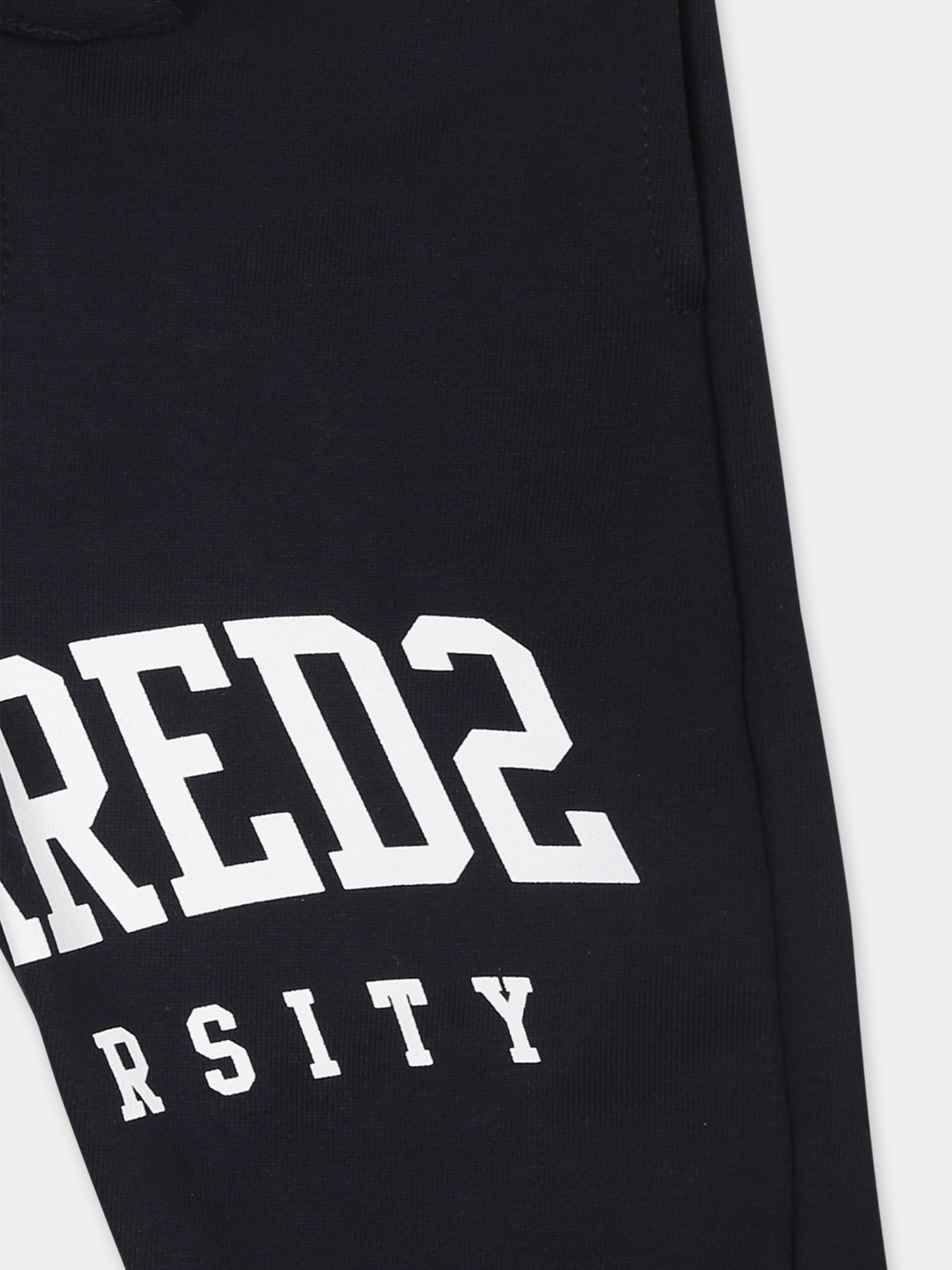 Pantaloni blu per neonato con logo,Dsquared2,DQ2498 D0094 D2P749B DQ866