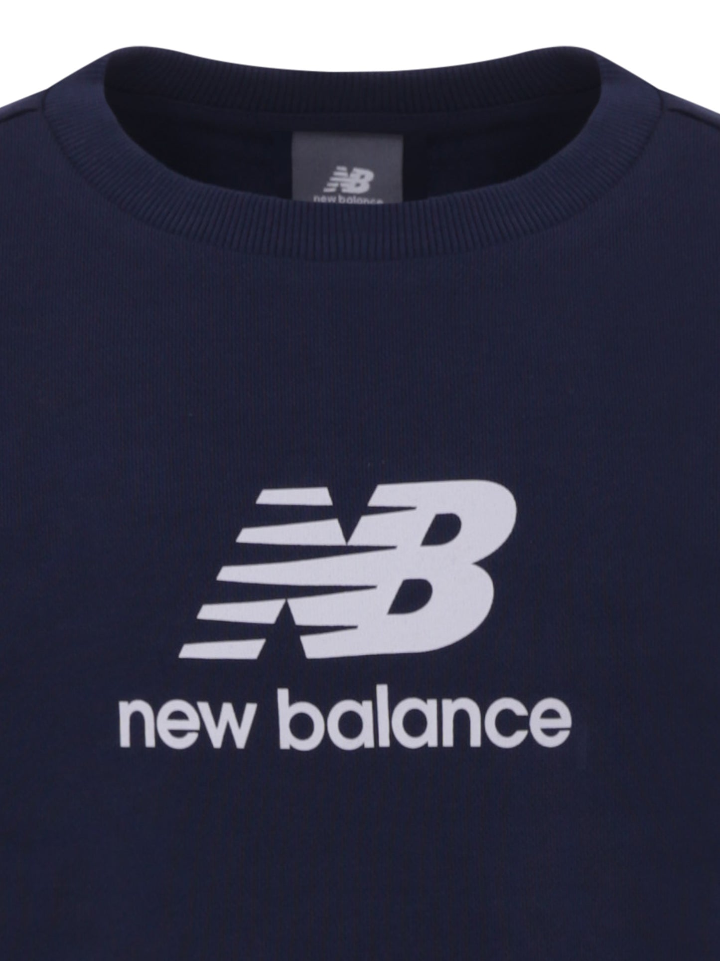 Felpa blu per bambino con logo,New Balance,25S NBLAKB0224 LAKB0224 NNY
