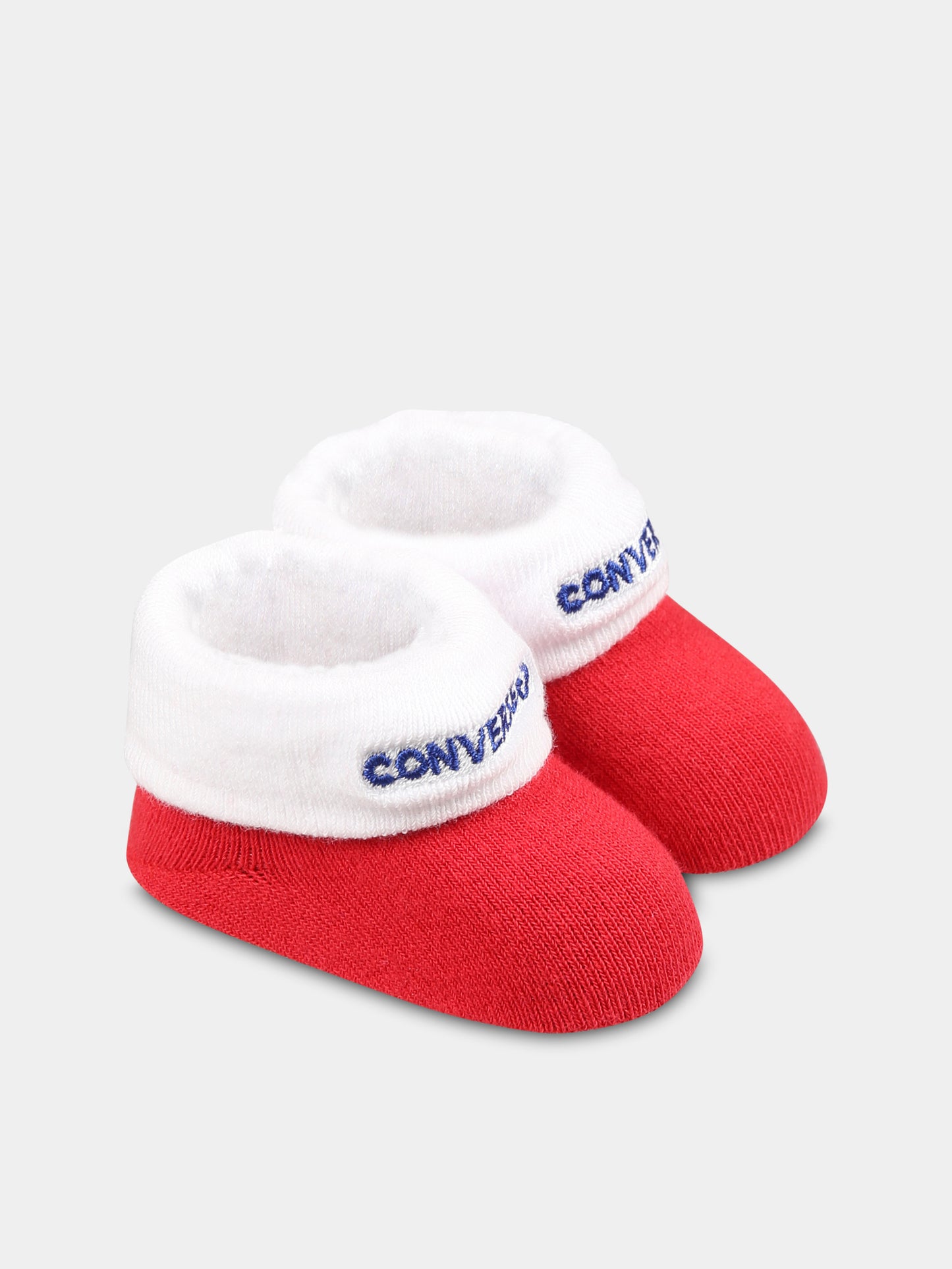 Set body rosso per neonato con logo,Converse,LC0028 F97
