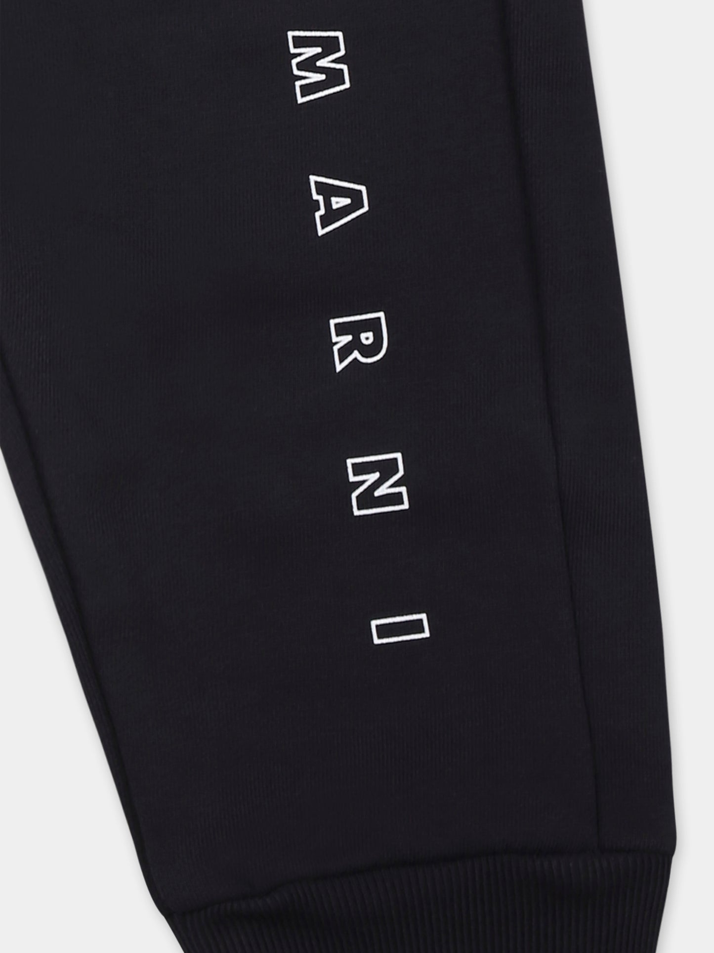 Blue trousers for babykids with logo