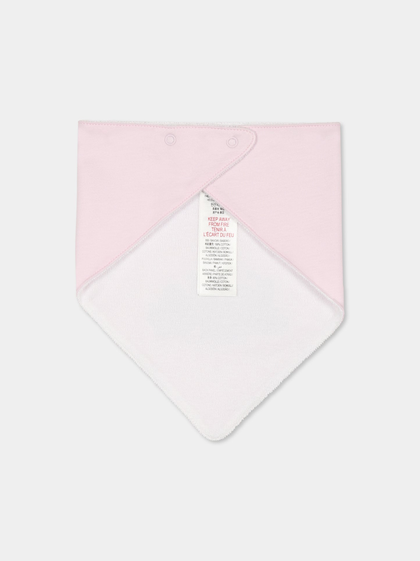 Multicolor bibs set for babykids with animals