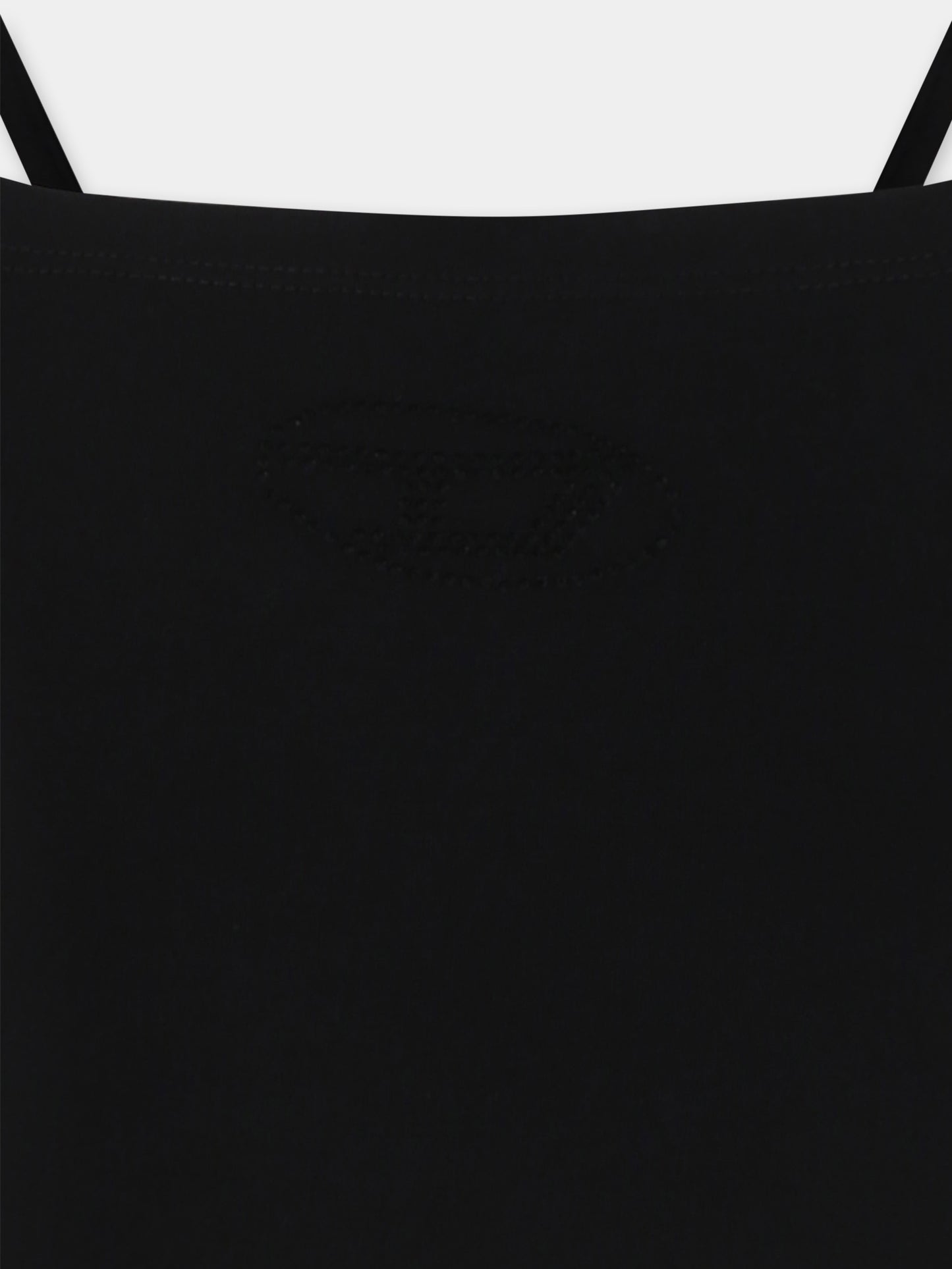 Black top for girl with logo