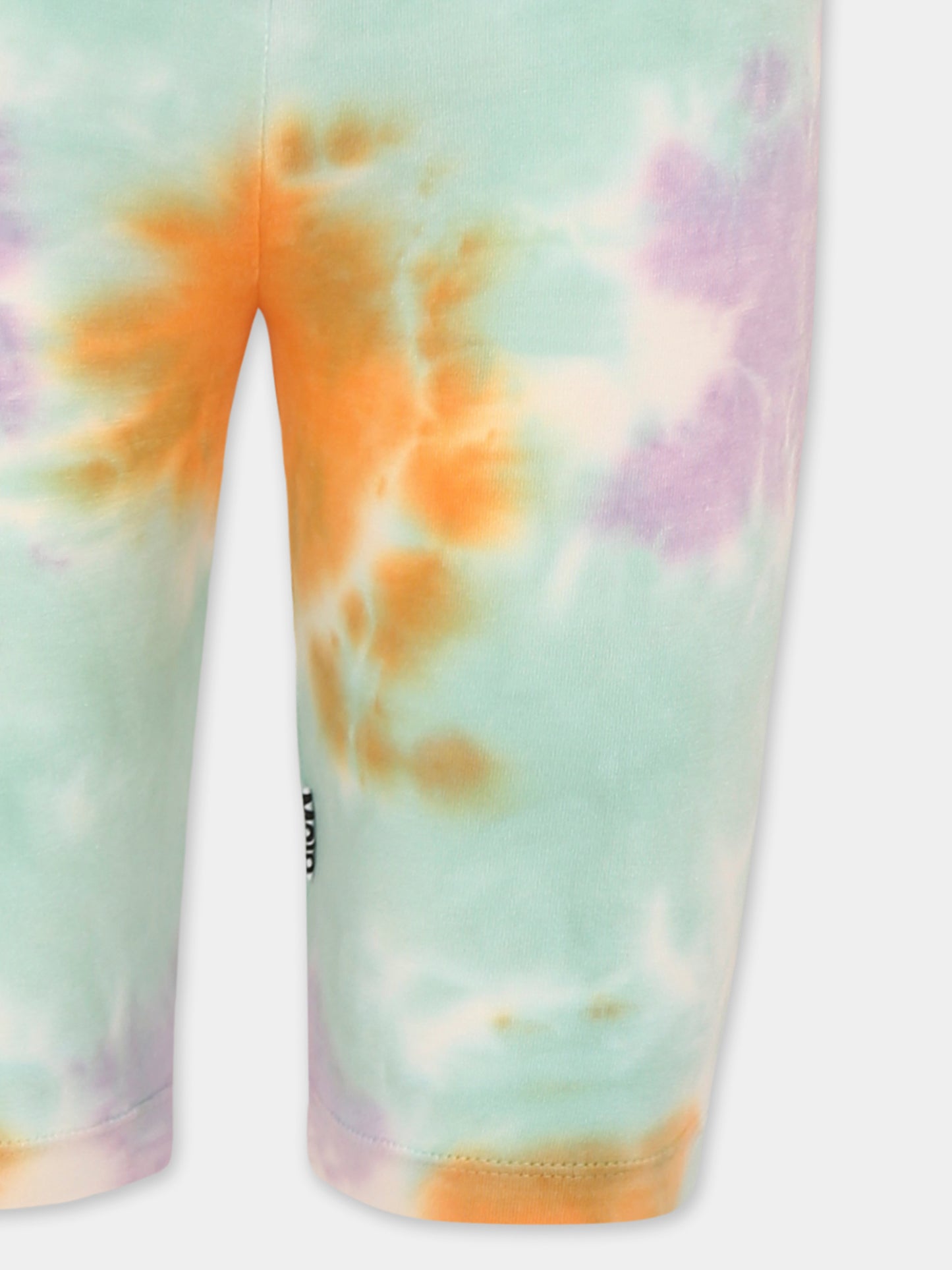 Leggins Noa multicolor per bambina con stampa tie dye,Molo,2S25F102 9323