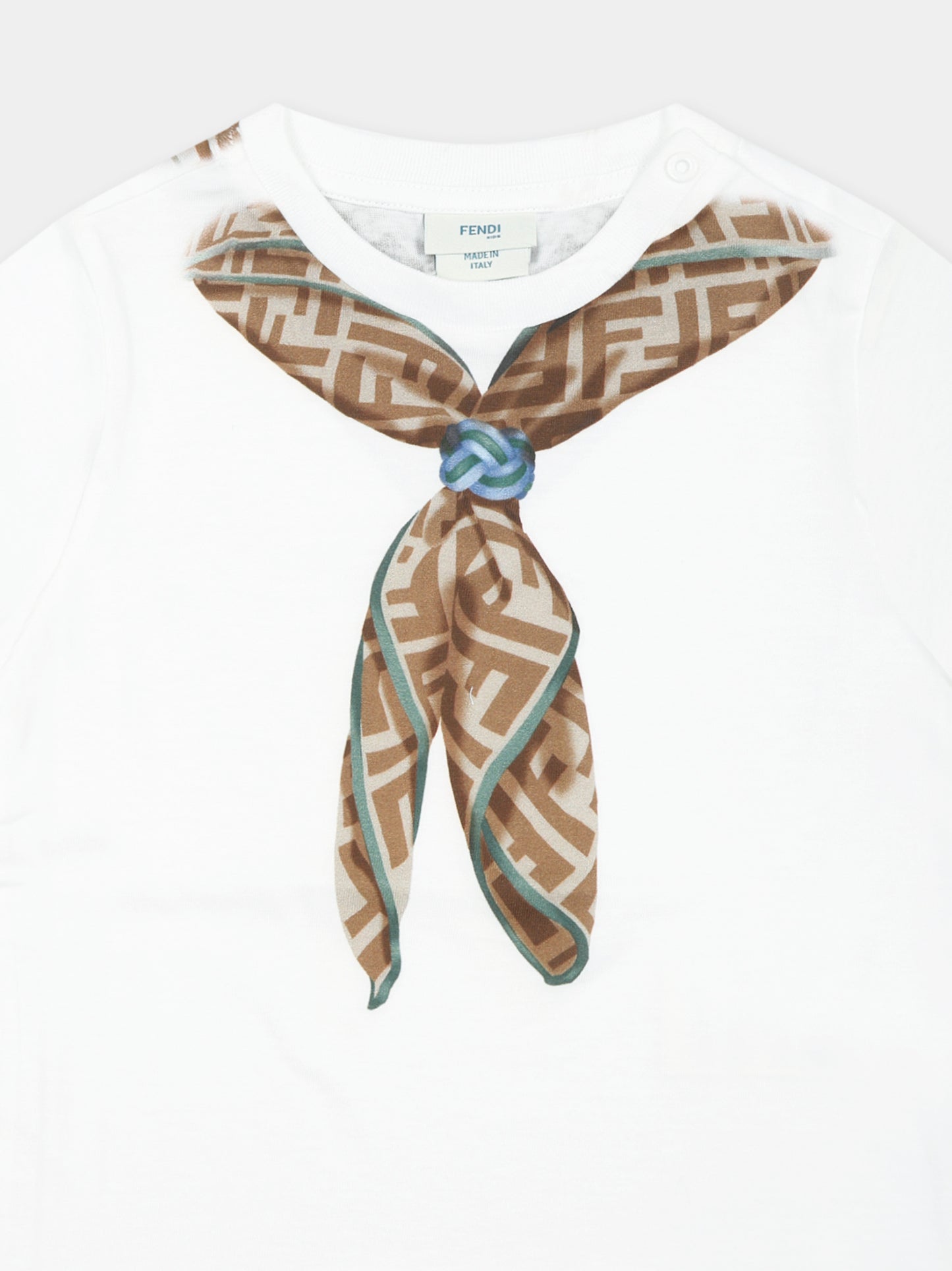 White t-shirt for bbay boy with FF