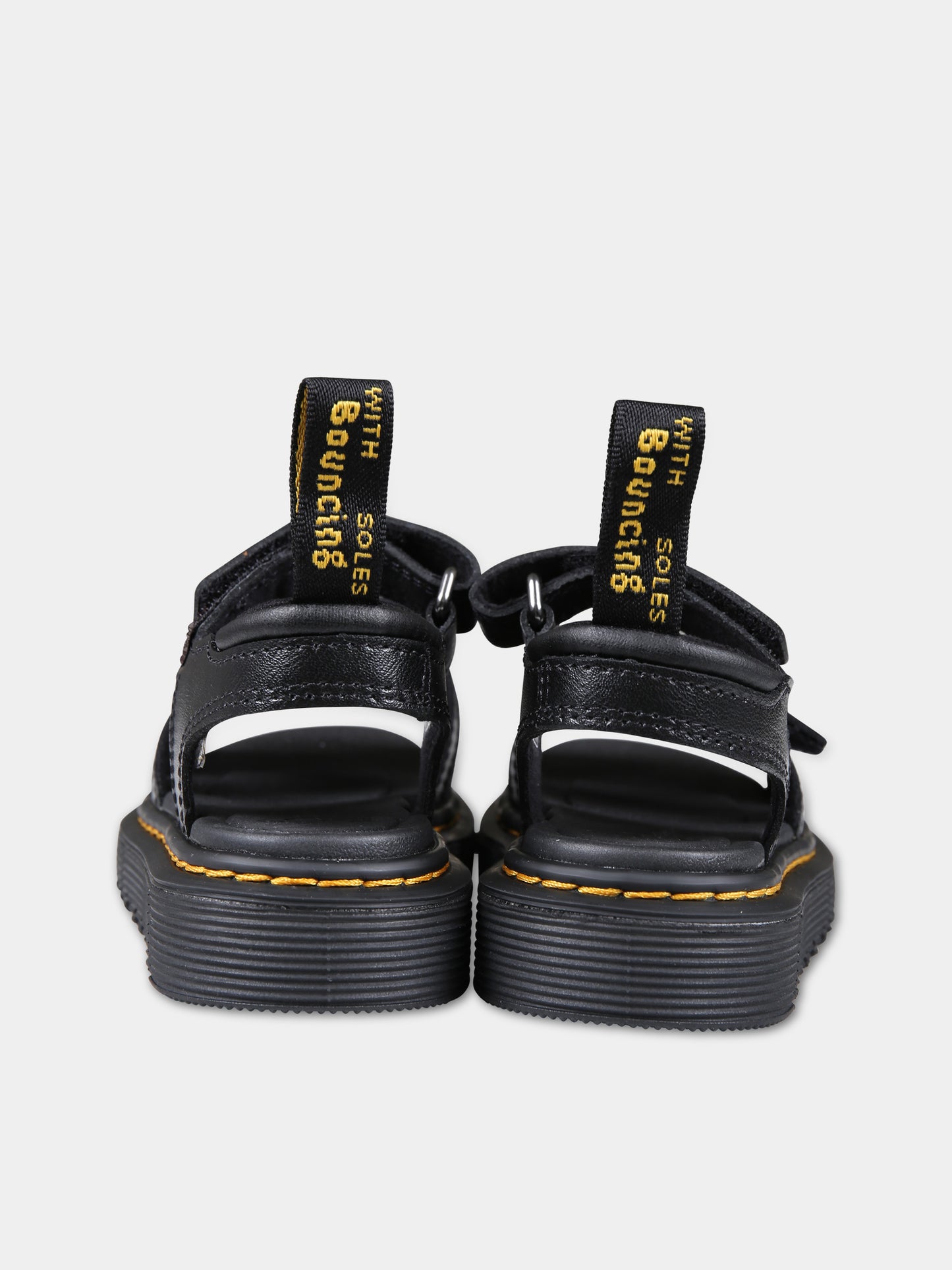 Sandali neri Klaire T per bambini,Dr. Martens,KLAIRE J 26675001 BLACK