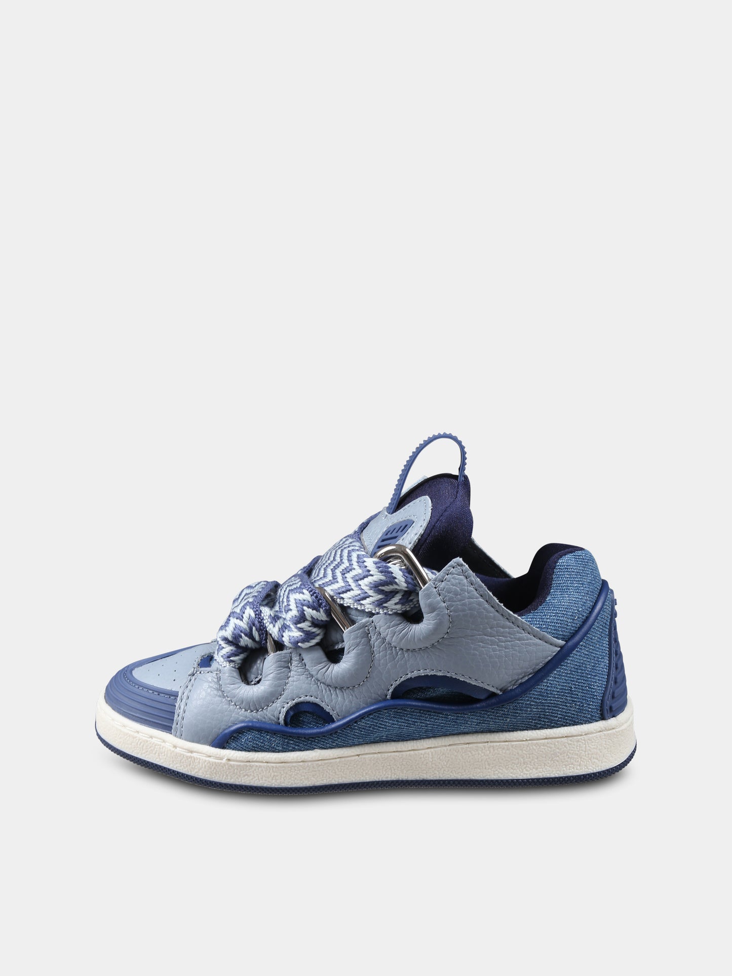 Sneakers celesti per bambini,Lanvin Petite,N30214 Z10