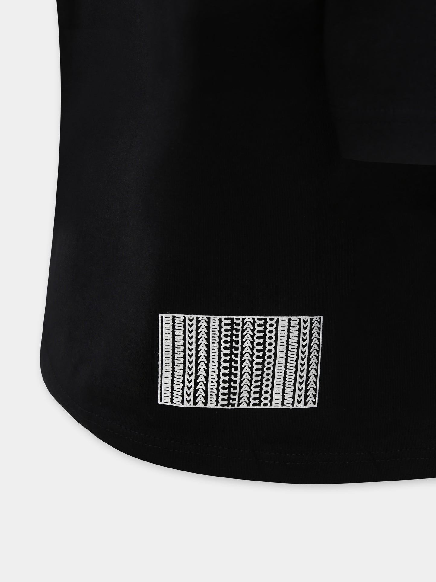 Black t-shirt for kids with logo