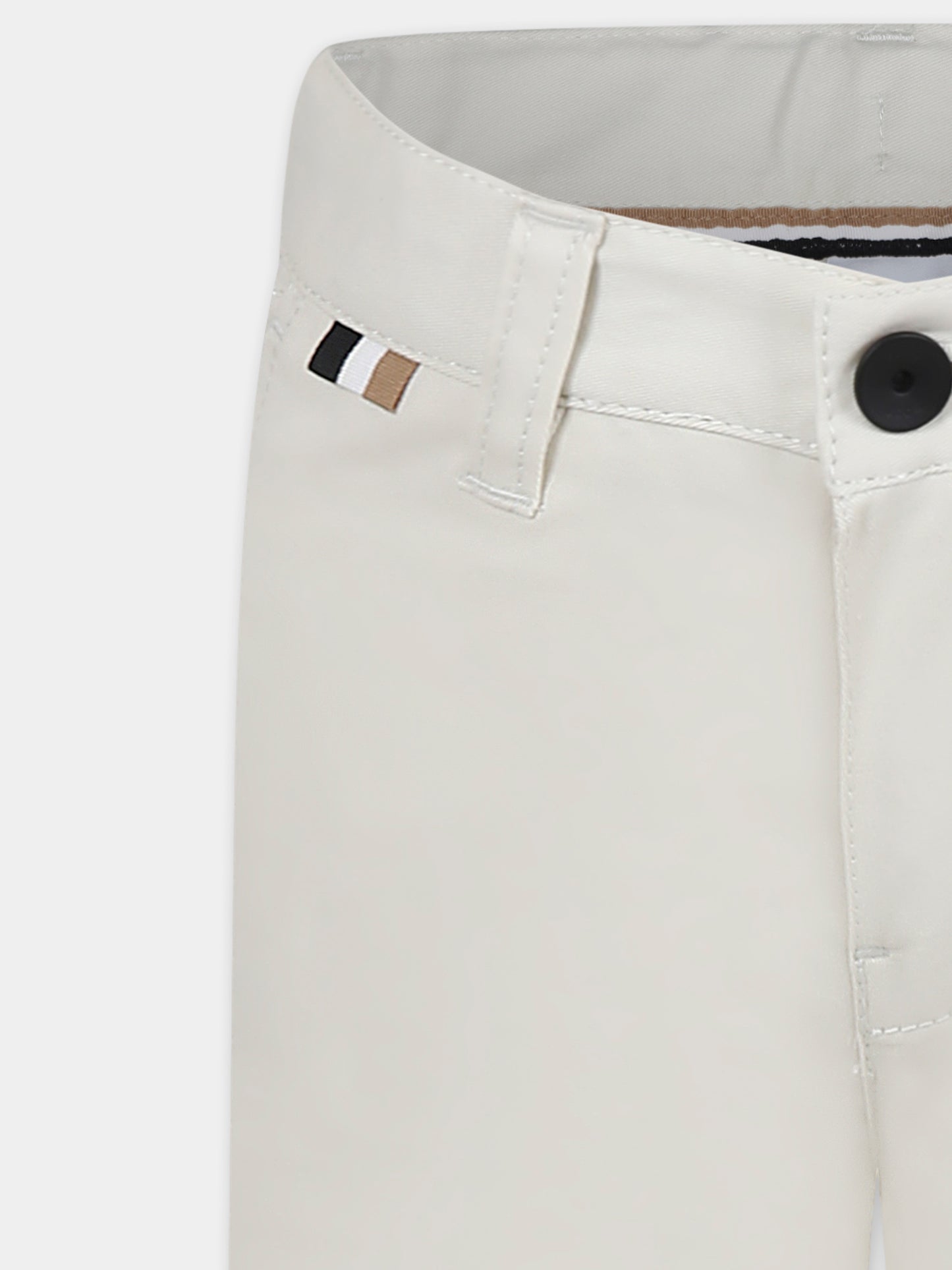 Shorts beige per bambino,Boss,J51990 21C