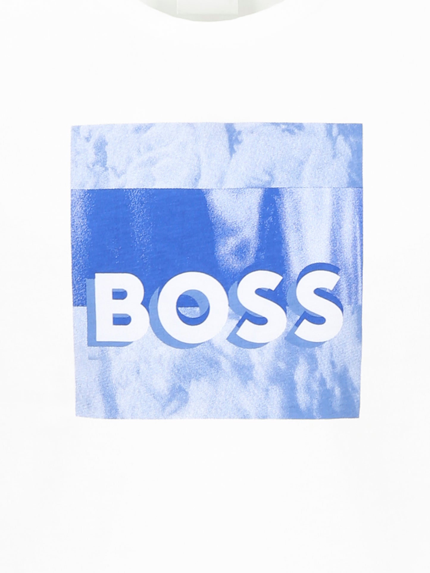 T-shirt bianca per bambino con logo,Boss,J52044 10P