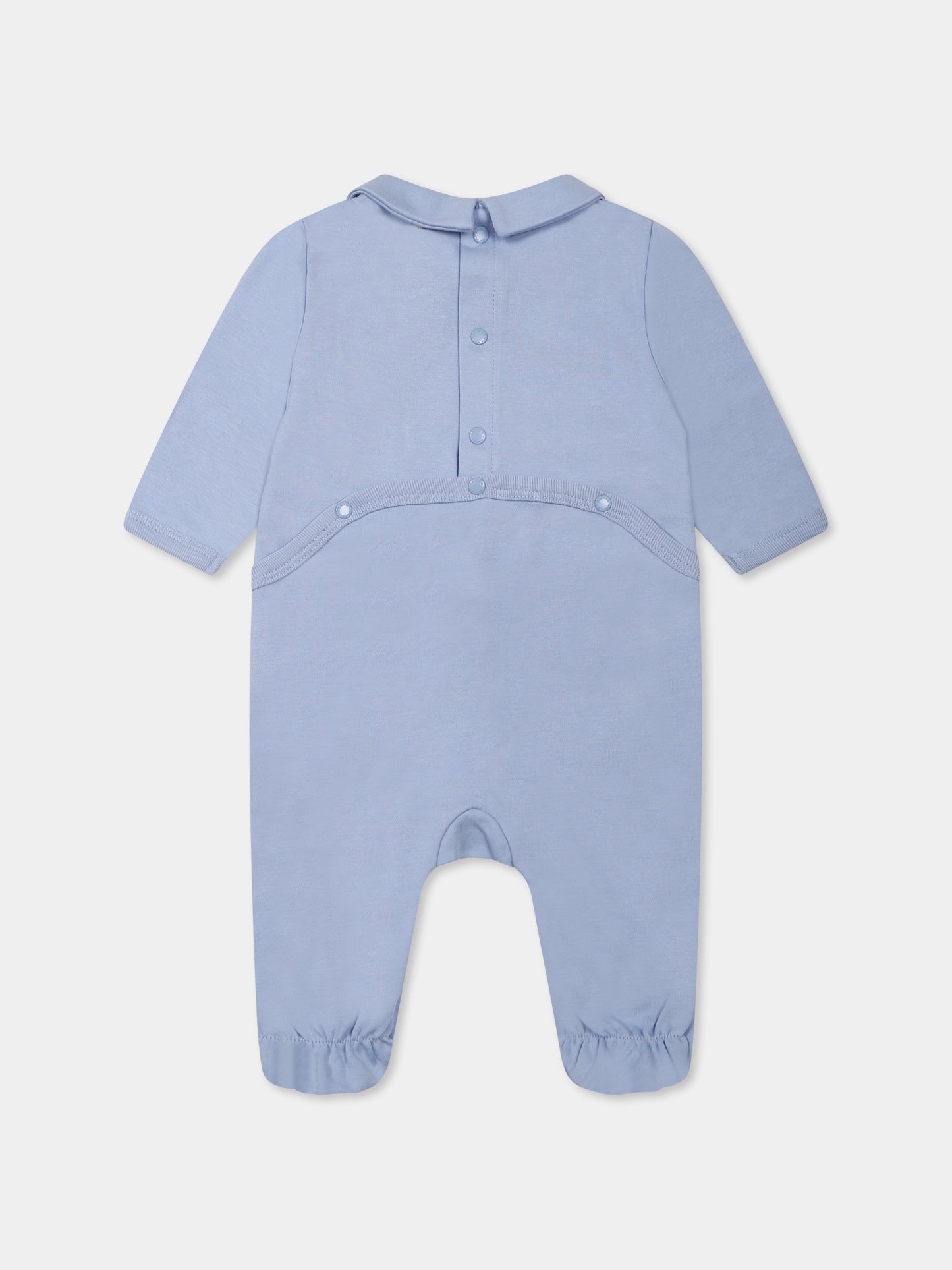 Set tutine celeste per neonato con tigre Kotora,Kenzo Kids,K60869 771