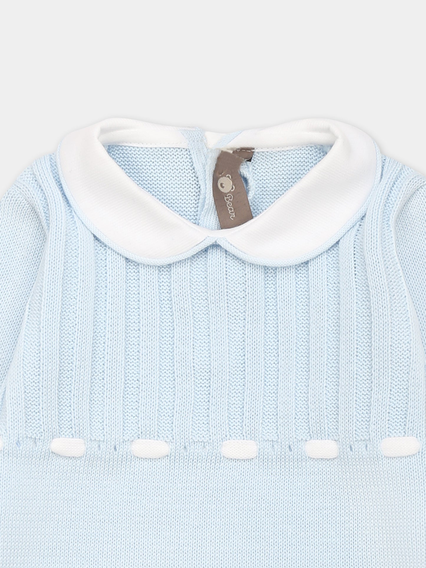 Light blue babygrow for baby boy