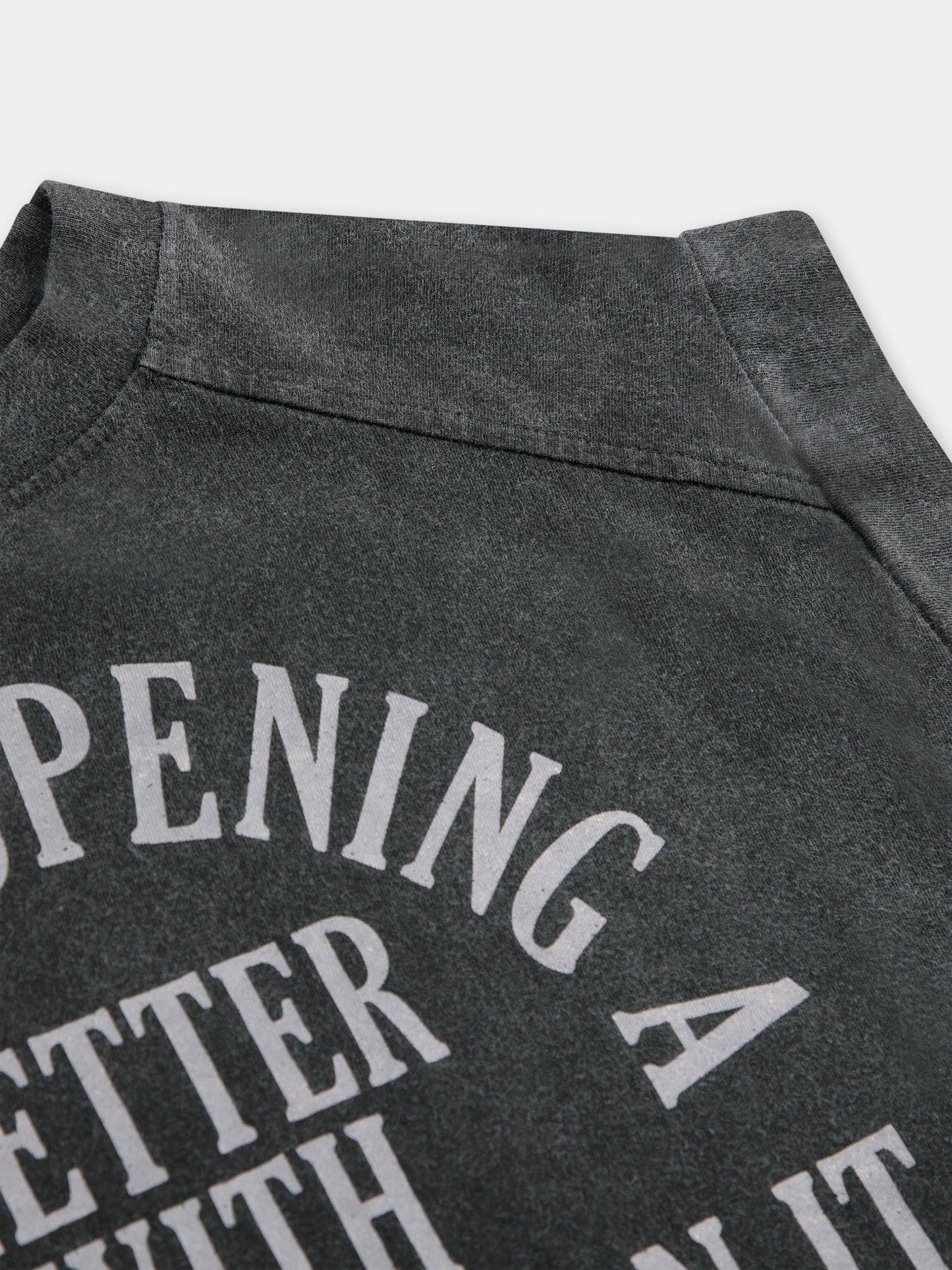 Grey t-shirt for kids with slogan