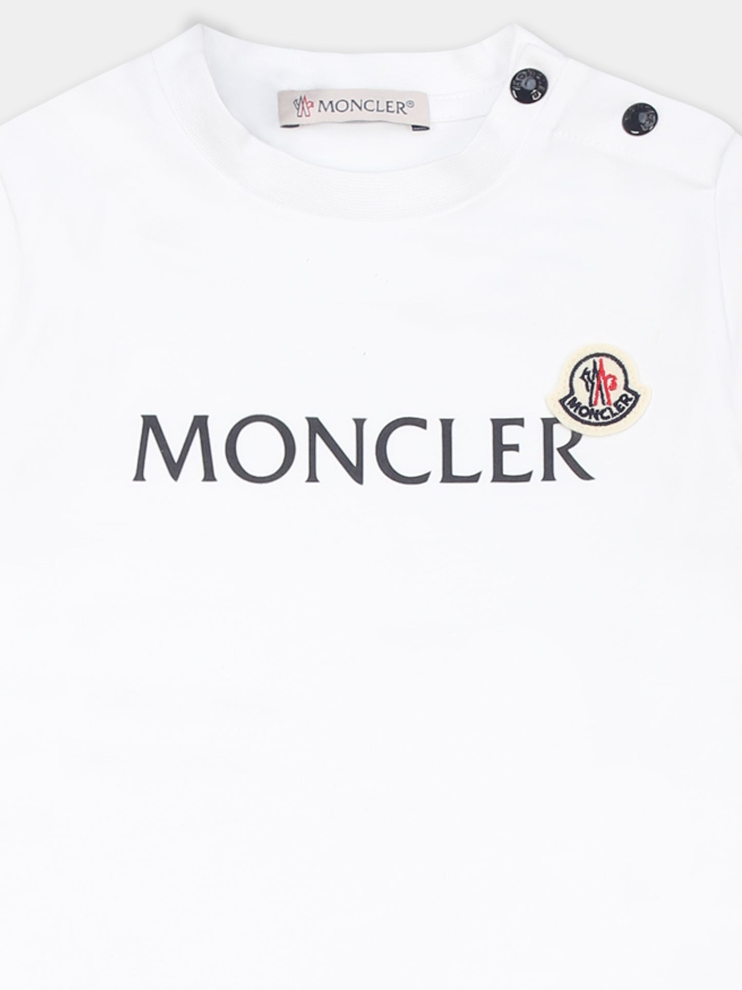Completo multicolor per neonato con logo,Moncler Kids,K1951 8M00016 89AUM 002
