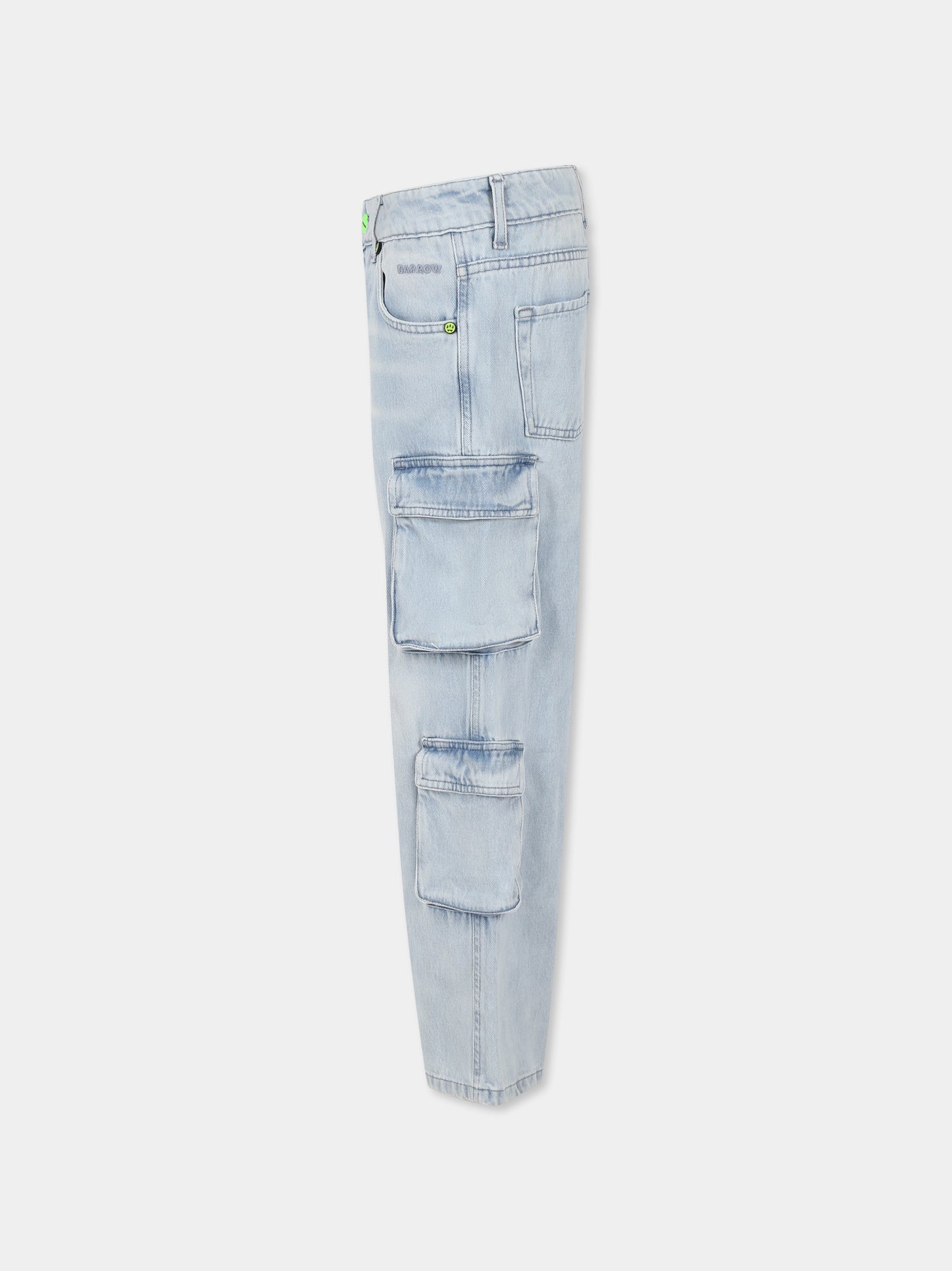 Jeans denim per bambini con logo,Barrow,S5BKJUDP004 172
