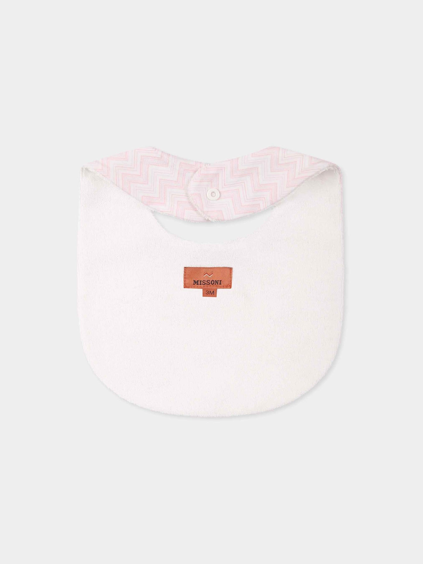Pink babygrow set for baby girl with logo