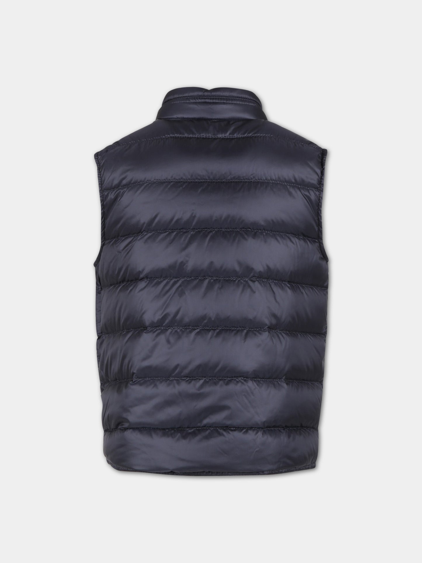 Piumino Gui blu per bambino con patch logato,Moncler Kids,954 1A00100 53334 742