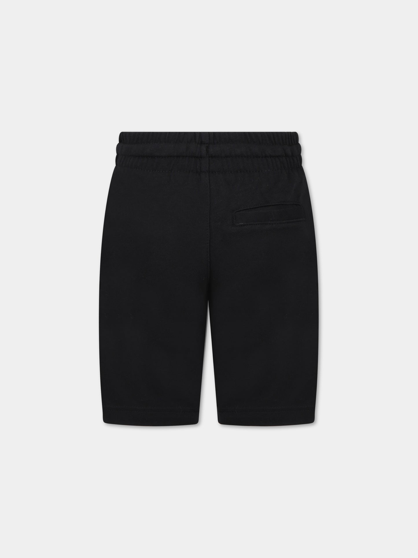 Shorts nero per bambino con logo,Nike,8UB447 023