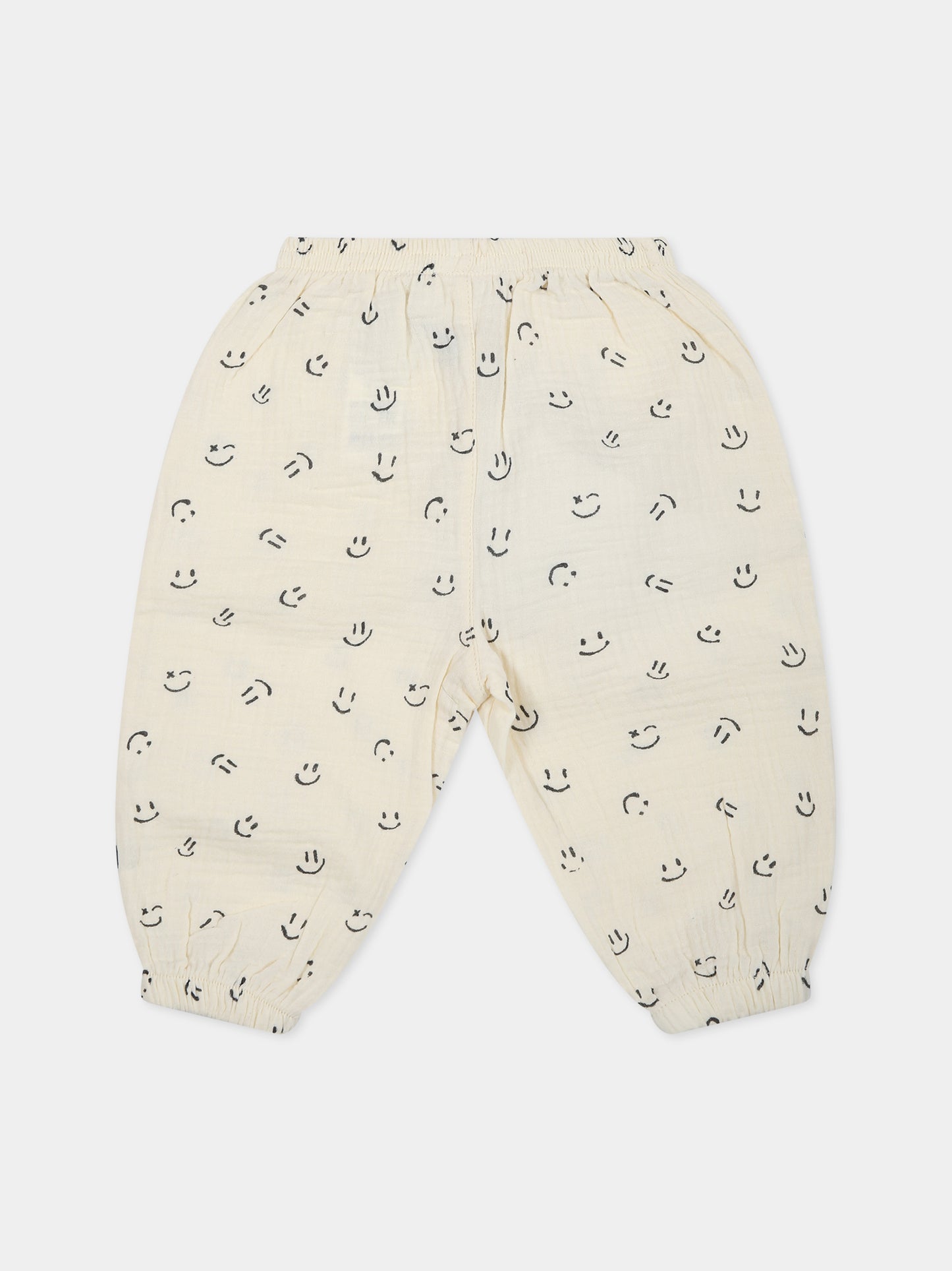 Pantaloni bianco per neonati con smile,Molo,6S23I212 6723