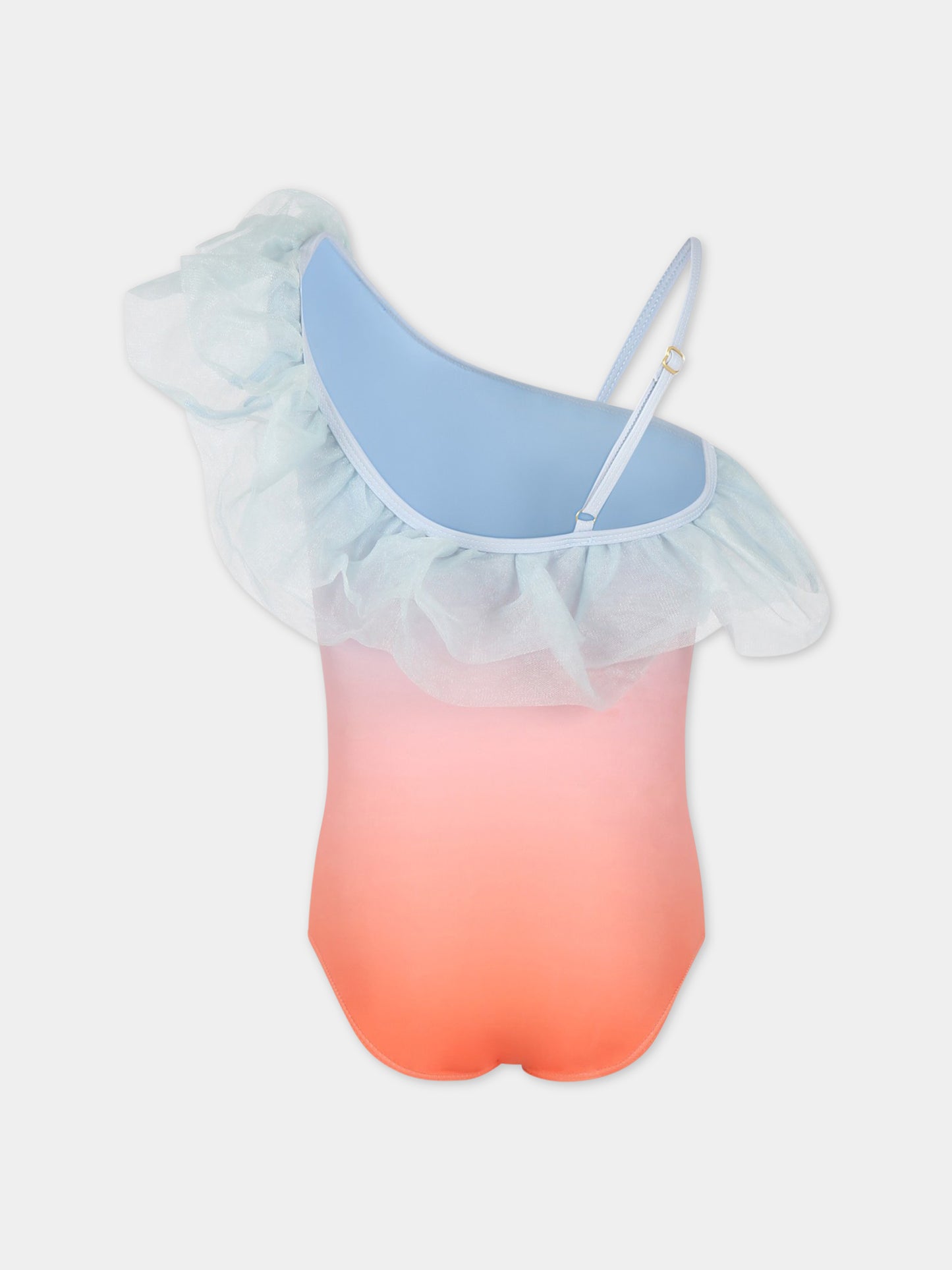 Costume multicolor per bambina con rouches,Molo,8S23P512 7880