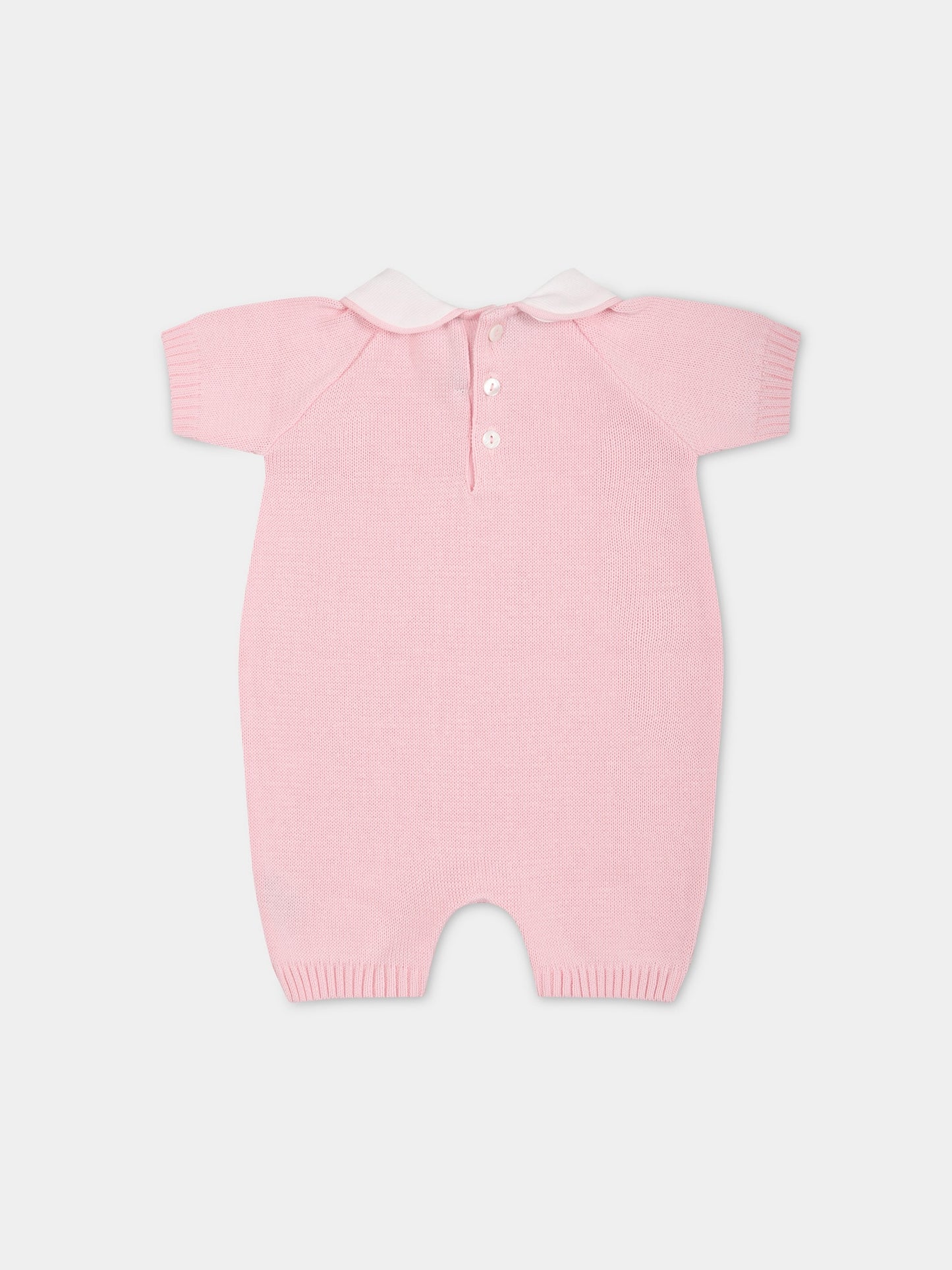 Pagliaccetto rosa per neonata,Little Bear,6111 ROSA