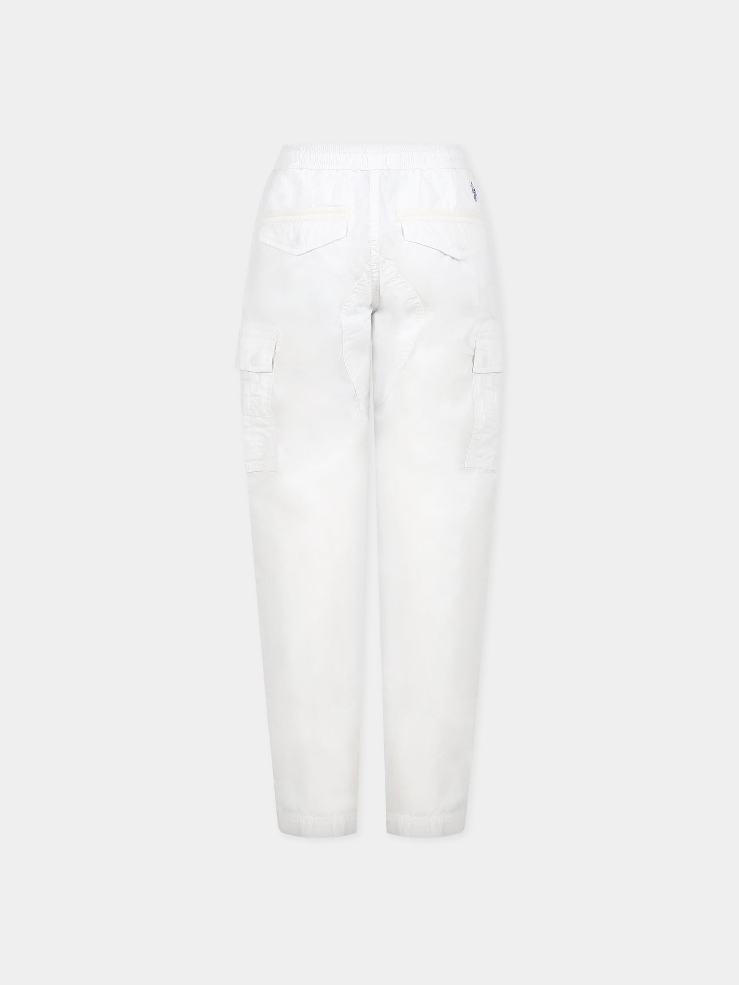 Pantaloni bianco per bambino con logo,North Sails,775374 000 0101