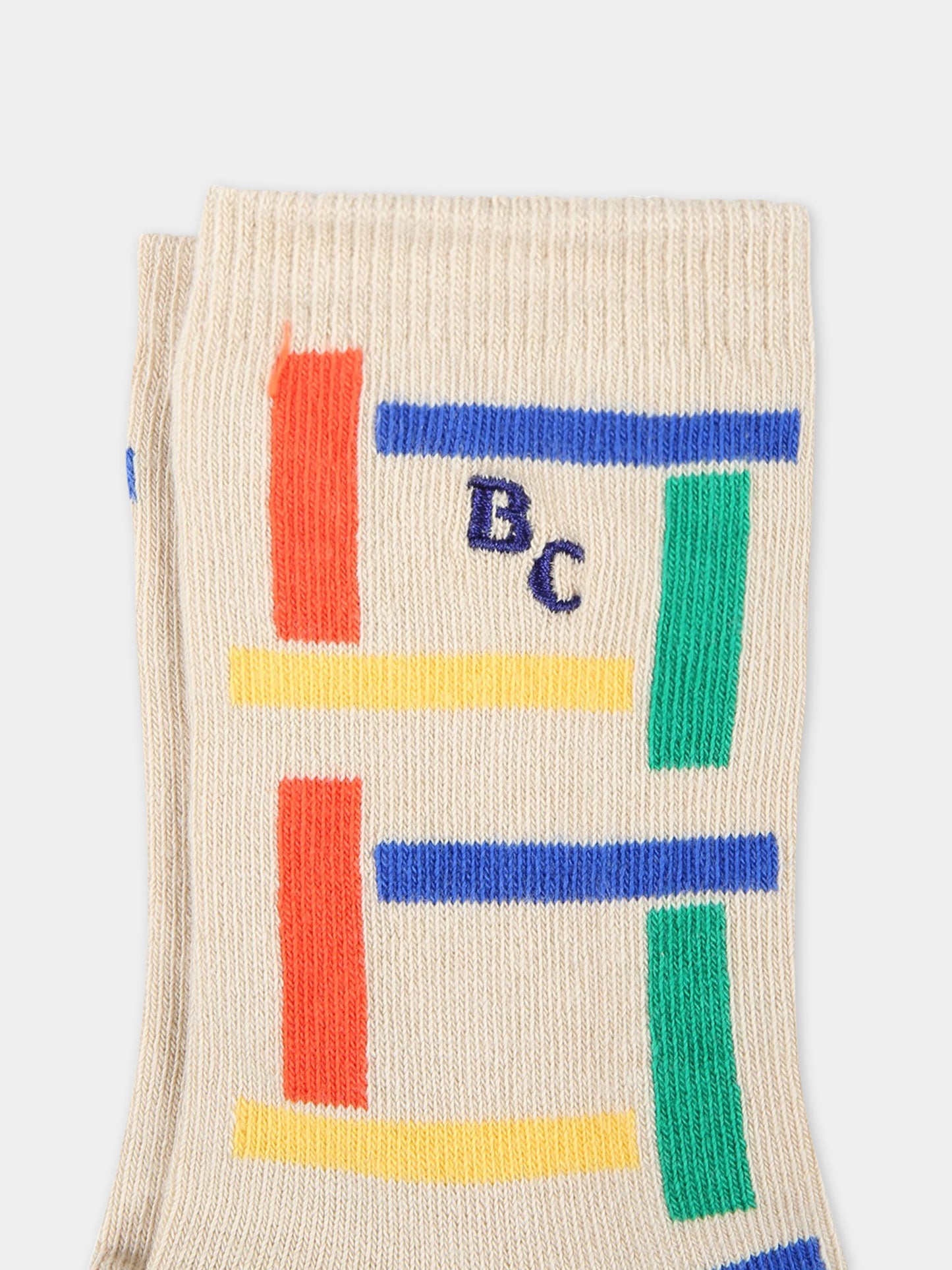 Calze multicolor per bambini con logo,Bobo Choses,123AI005