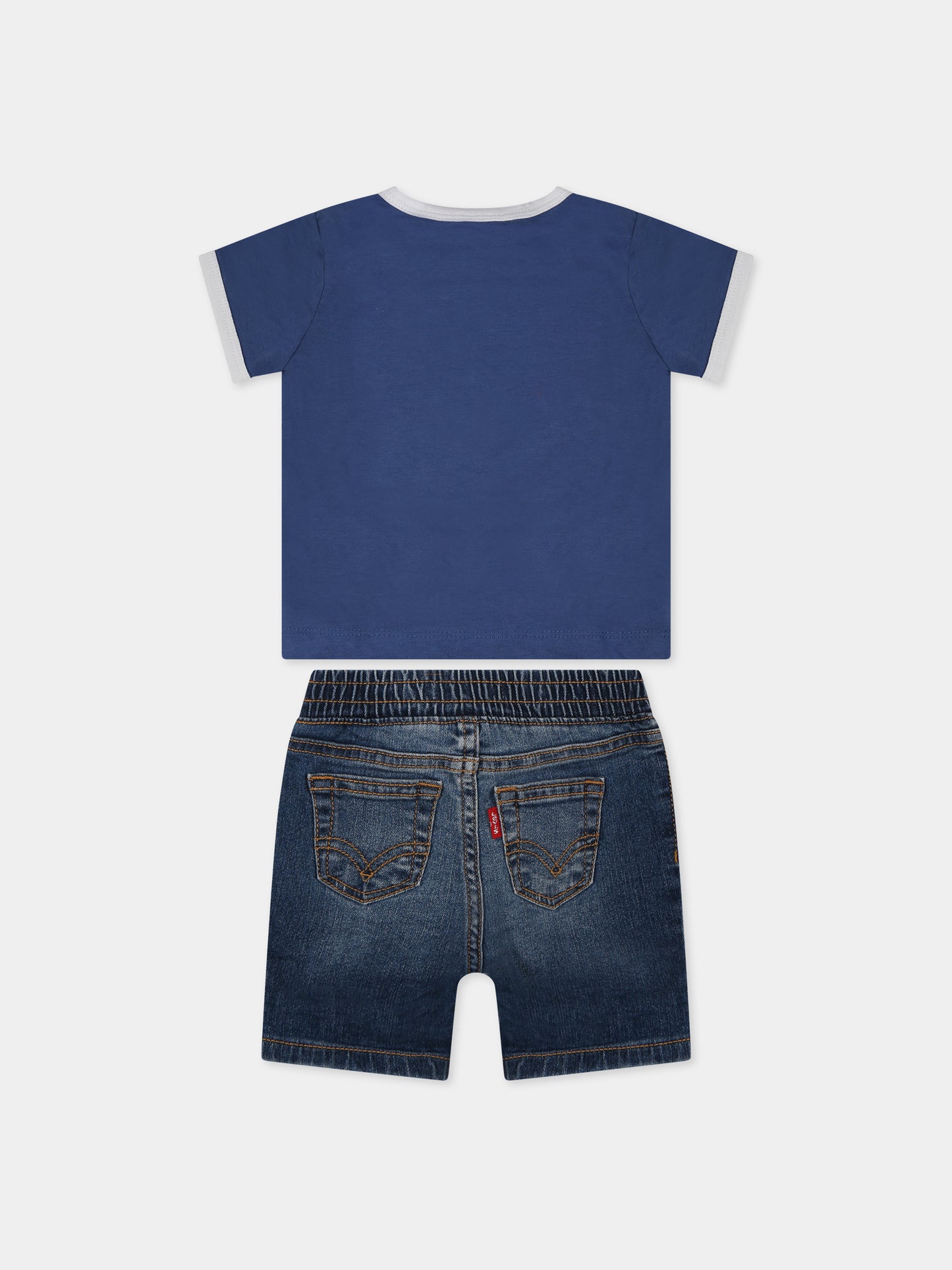 Completo multicolor per neonato con logo,Levi's Kids,LK6EH020 6EH020 U69