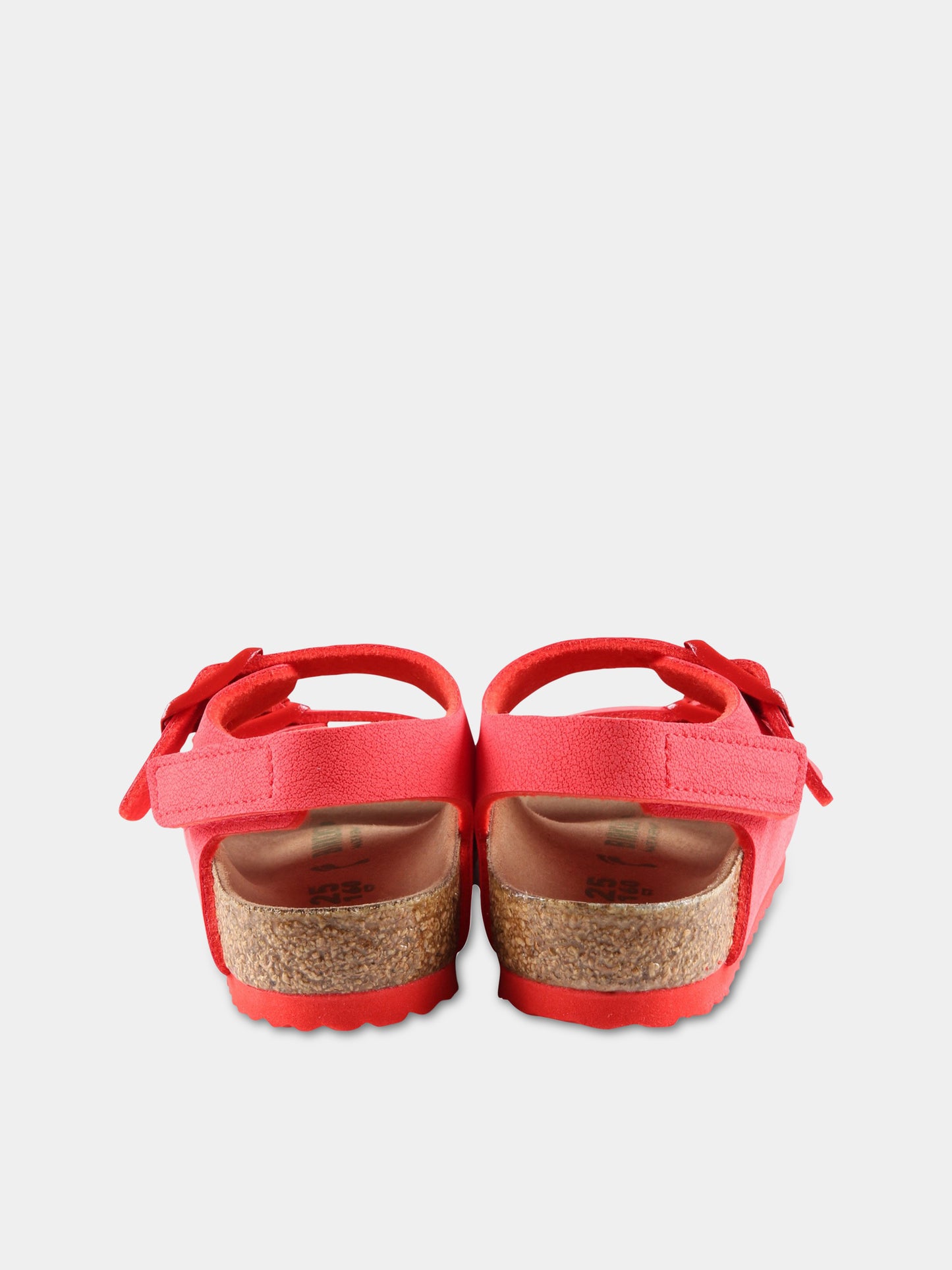 Sandali rossi Milano HL Kids per bambini con logo,Birkenstock,1023365