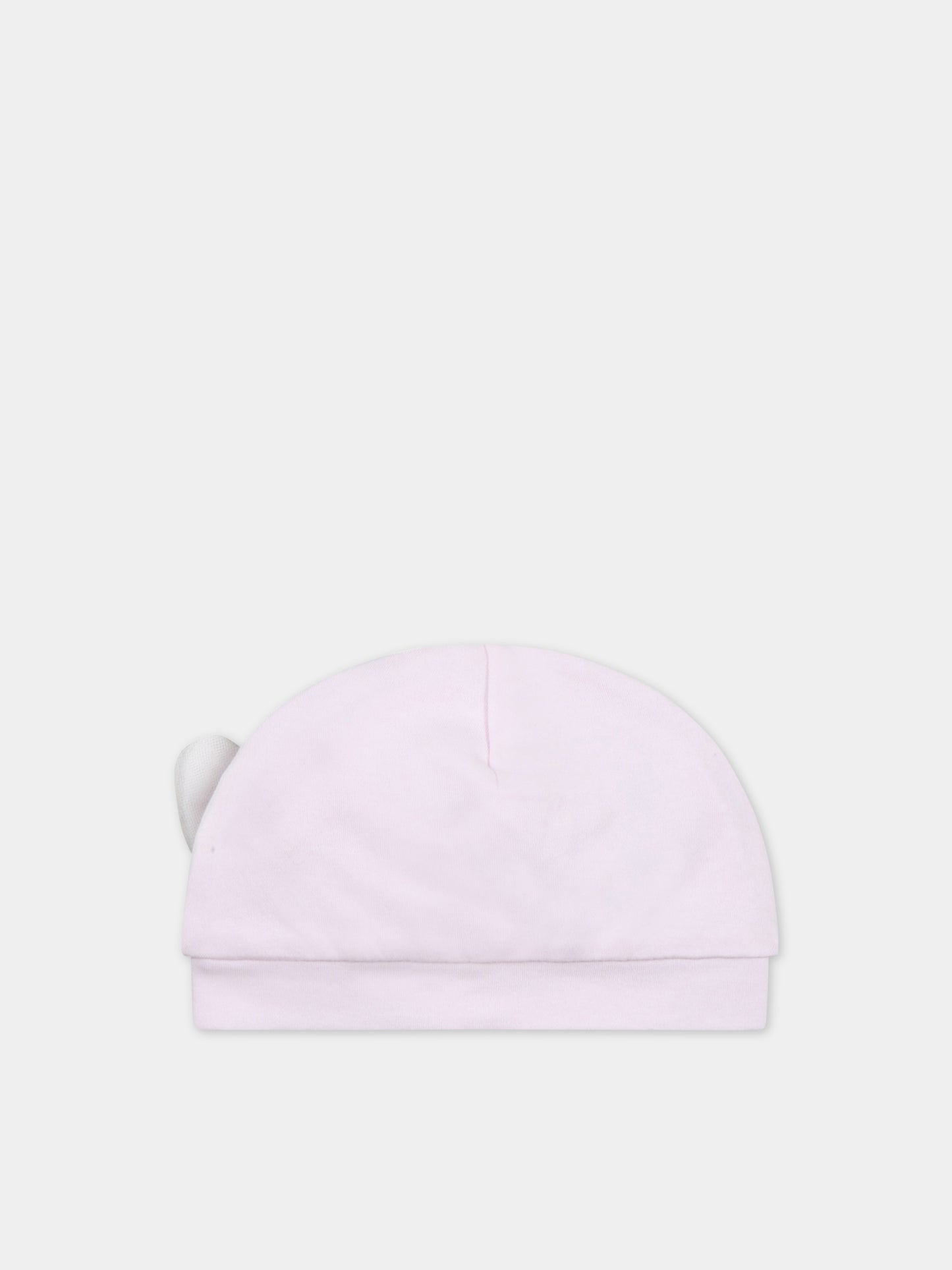 Cappello rosa per neonata con farfalla,Monnalisa,35A002 1000 0091