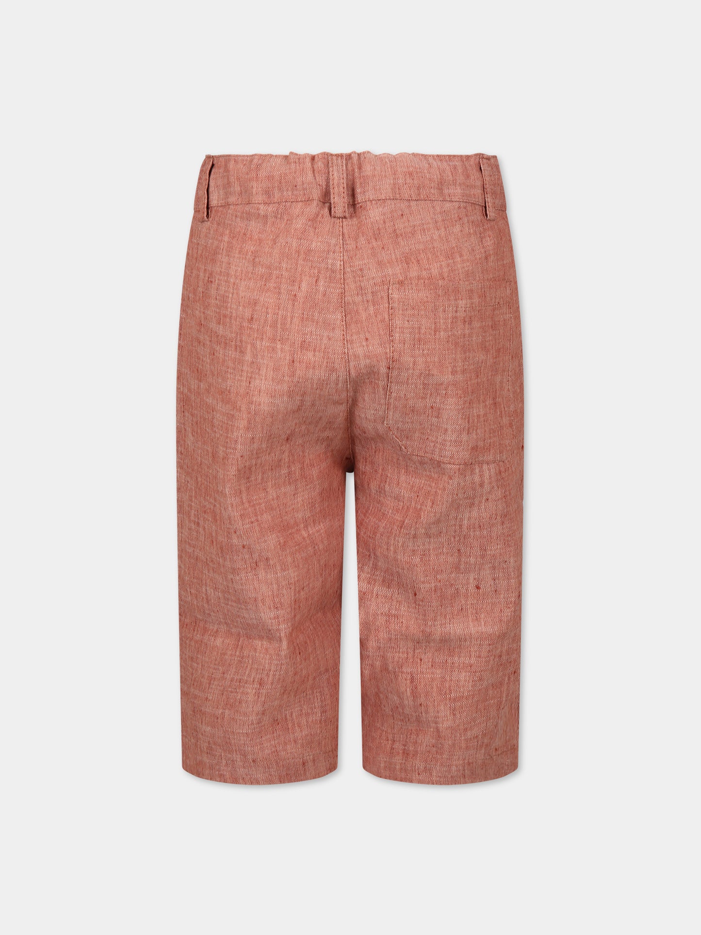 Shorts marrone per bambino,Zhoe & Tobiah,CLD1 99