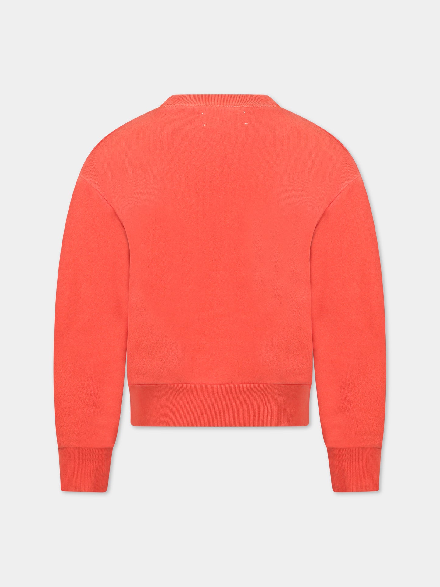 Felpa rossa per bambini con stampa geometrica,The Animals Observatory,S23009 251 BQ