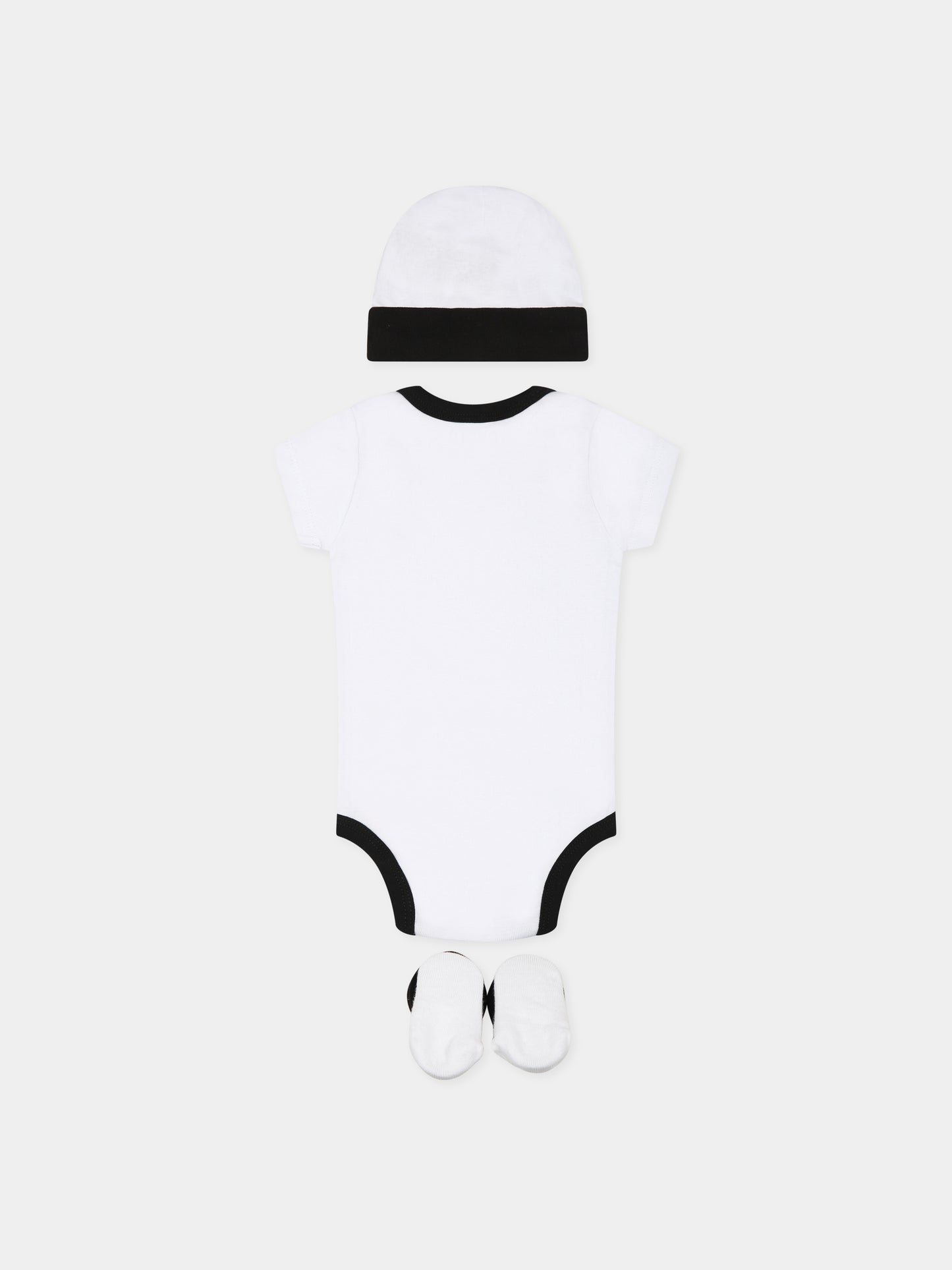 Set bianco per neonati con iconico swoosh,Nike,LN0072 001