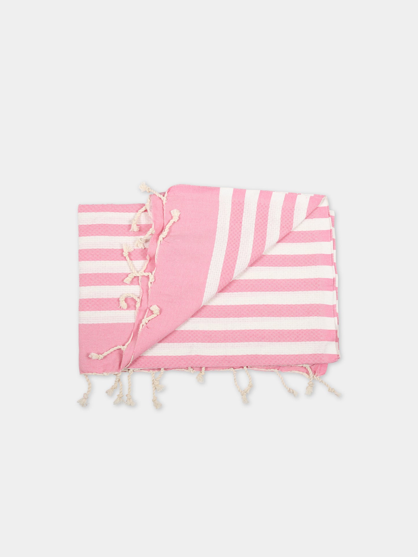 Telo-mare multicolor per bambina con logo,Mc2 Saint Barth,FOUTAS N LIG 21