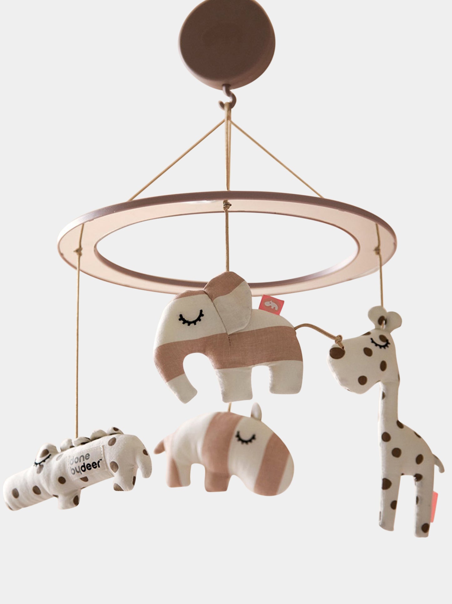 Giostrina musicale rosa per neonati,Done By Deer,DD-4498351