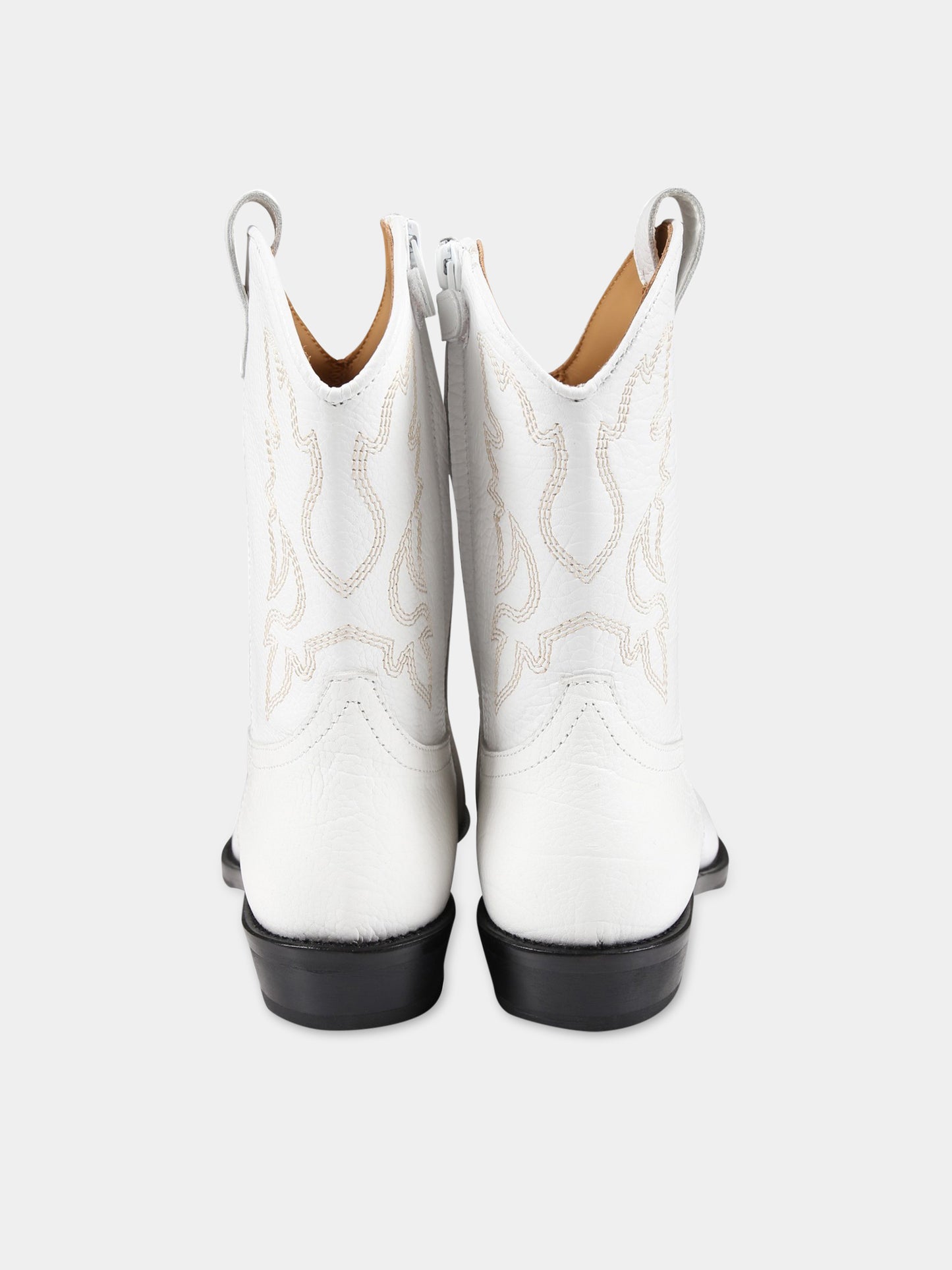 Stivali bianchi per bambina,Gallucci Kids,J30109AM685100