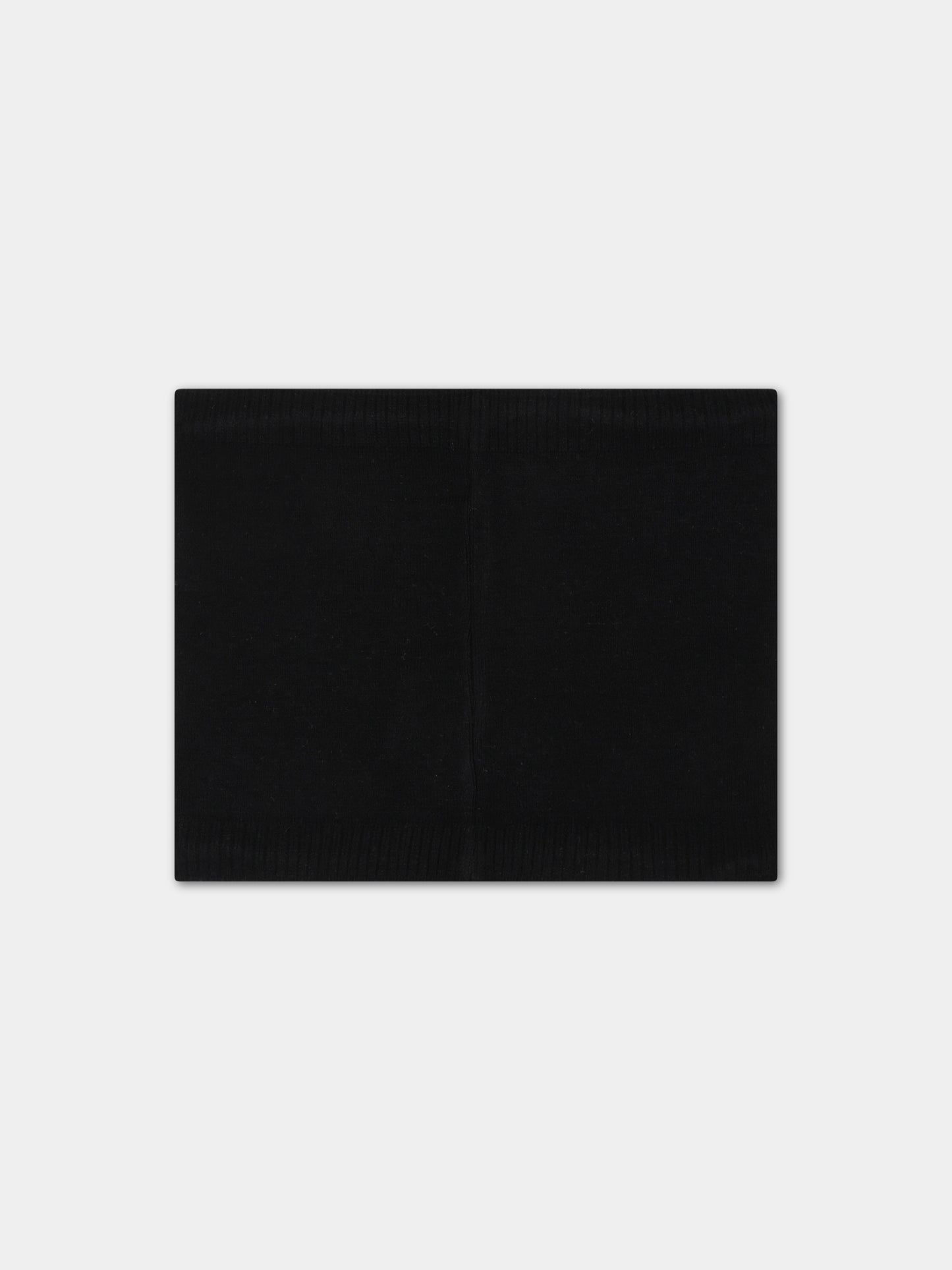 Sciarpa nera per bambino con logo,Hugo,G51007 09B