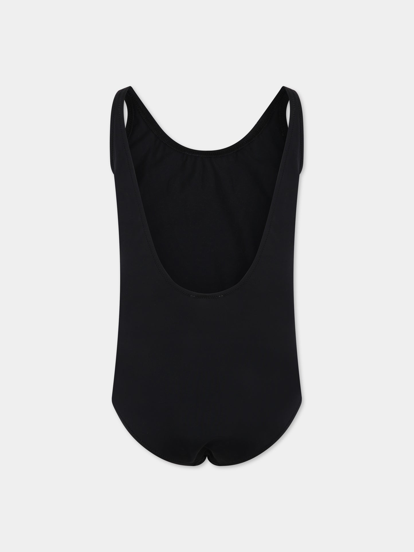 Costume nero per bambina con logo,Marni Kids,M00802 M00M2 0M900