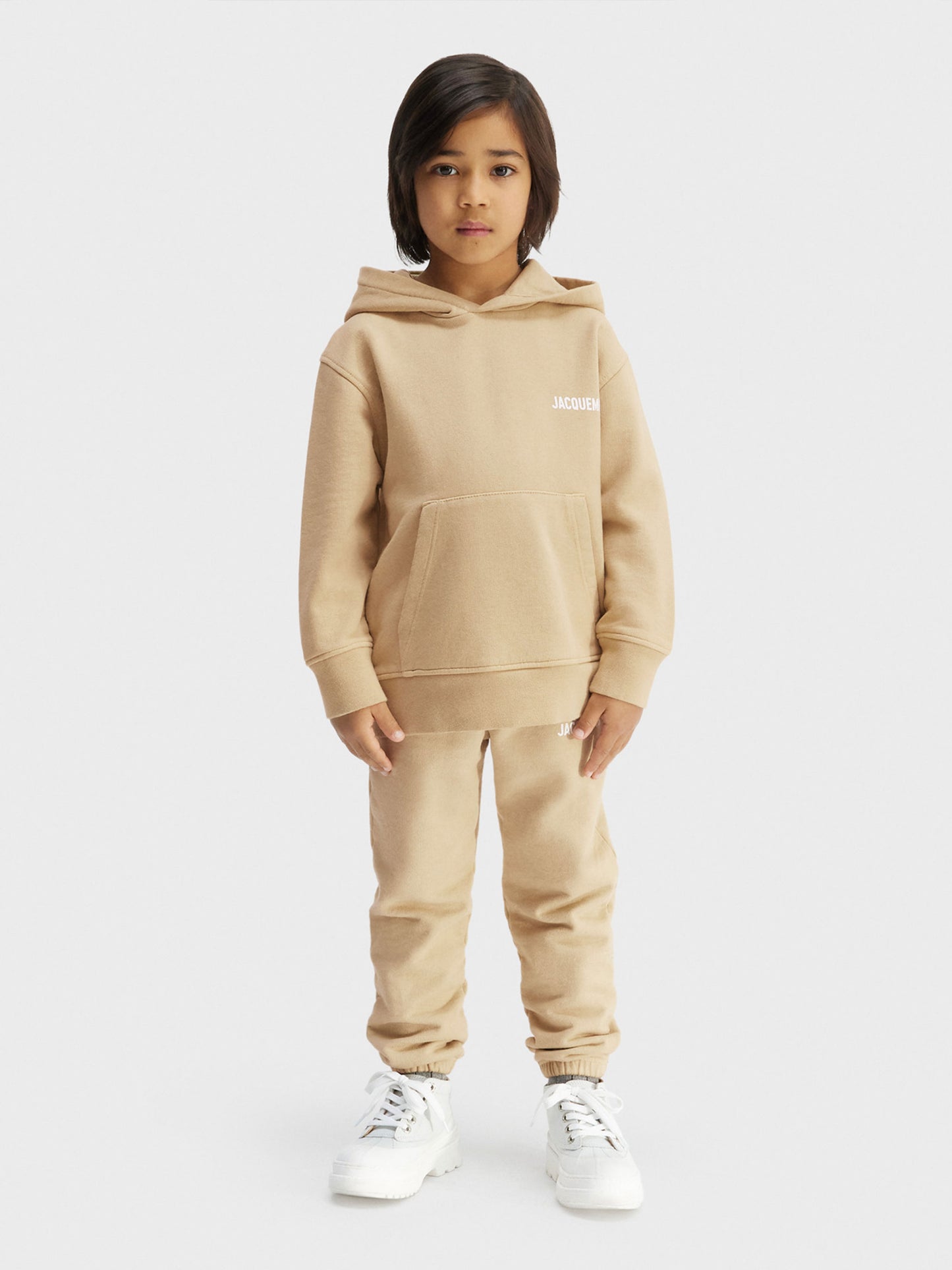 Beige 'Le Jogging Jacquemus' trousers for kids