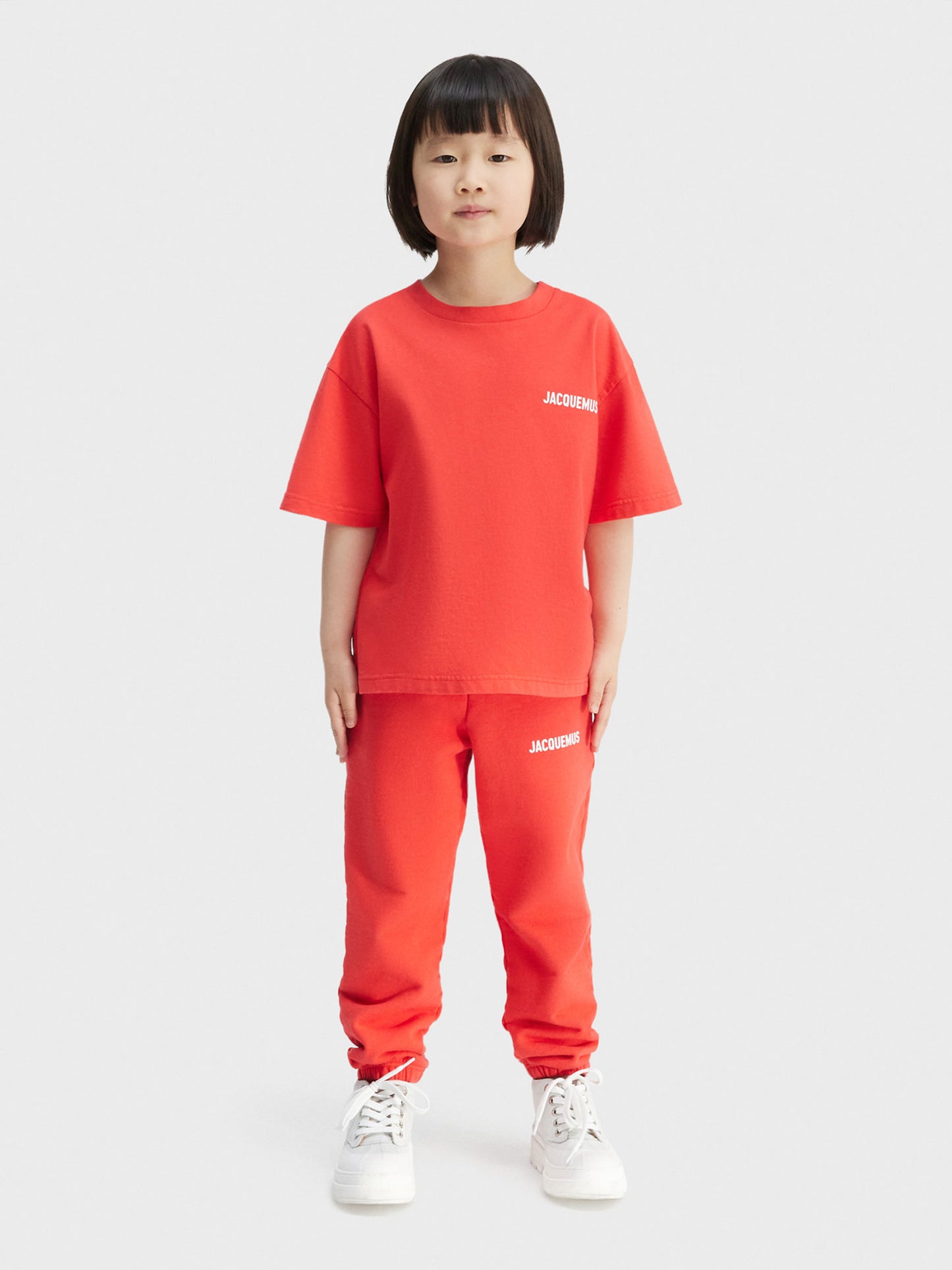 T-shirt 'Le t-shirt Jacquemus' rossa  per bambini