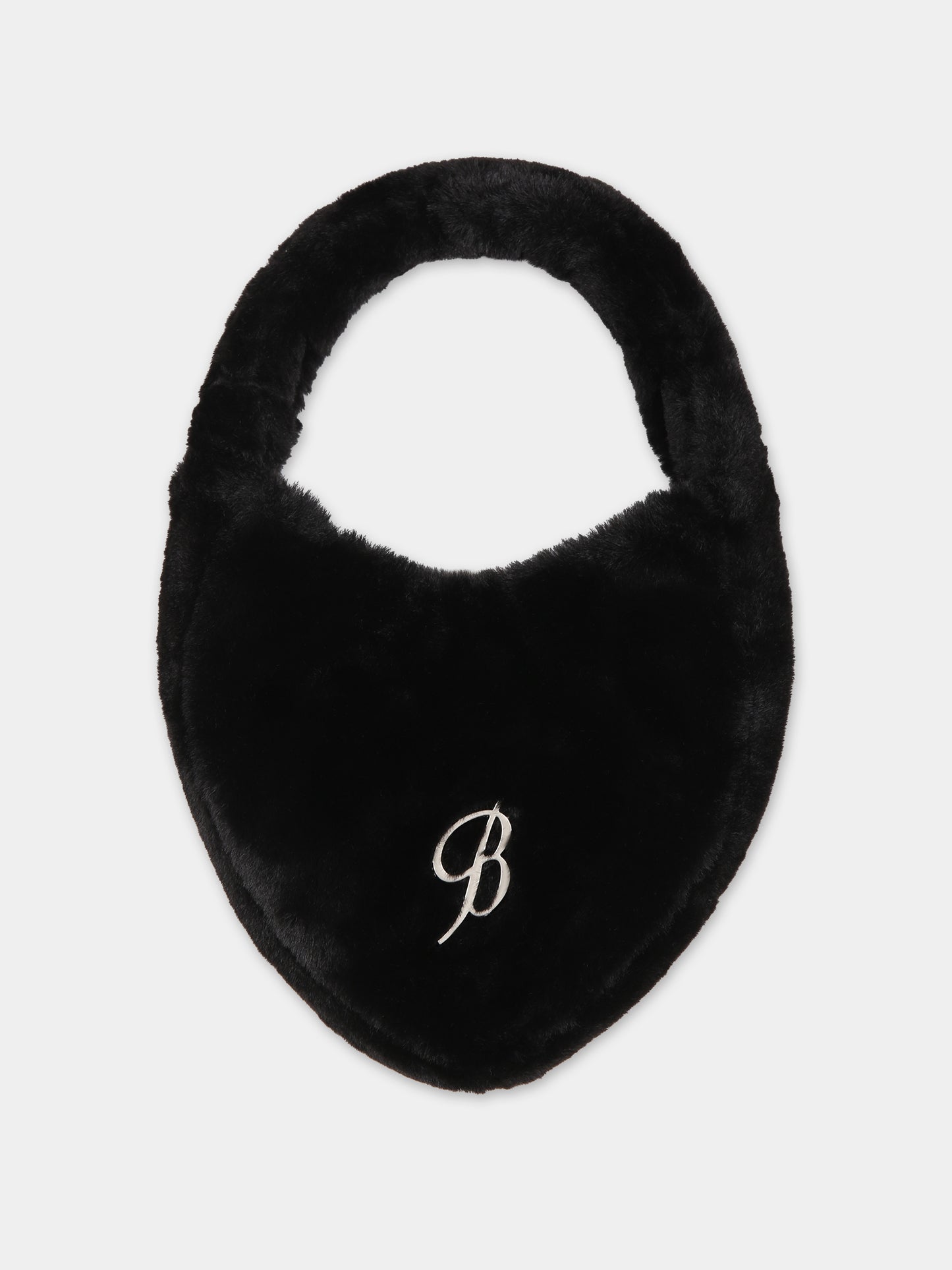 Black bag for girl with logo