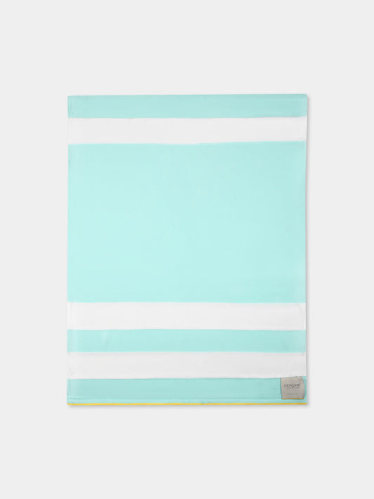 Coperta verde per neonato con righe,Gensami,COP01-B-SH AQUAMARINE