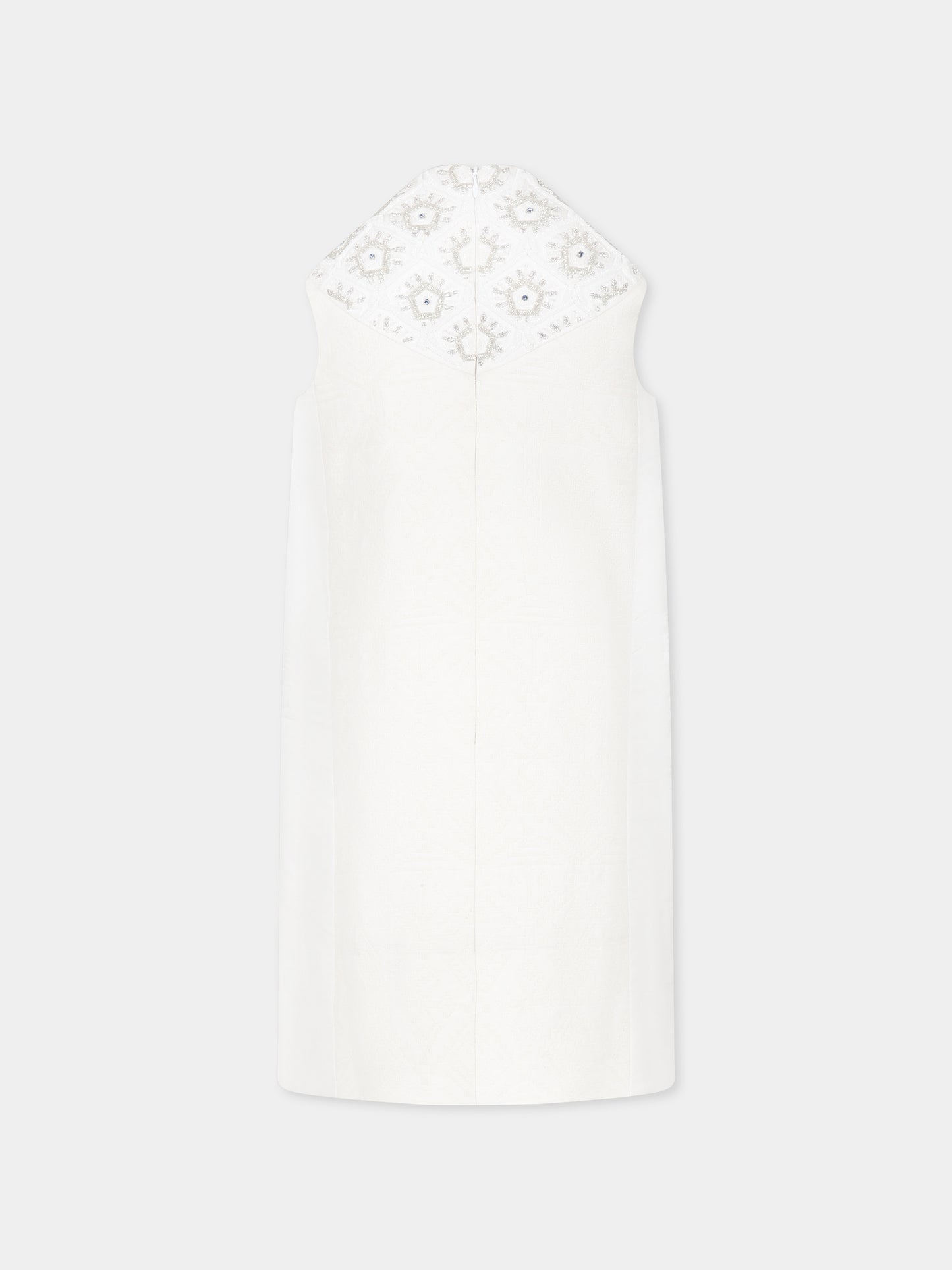 Ivory dress for girl with flowers