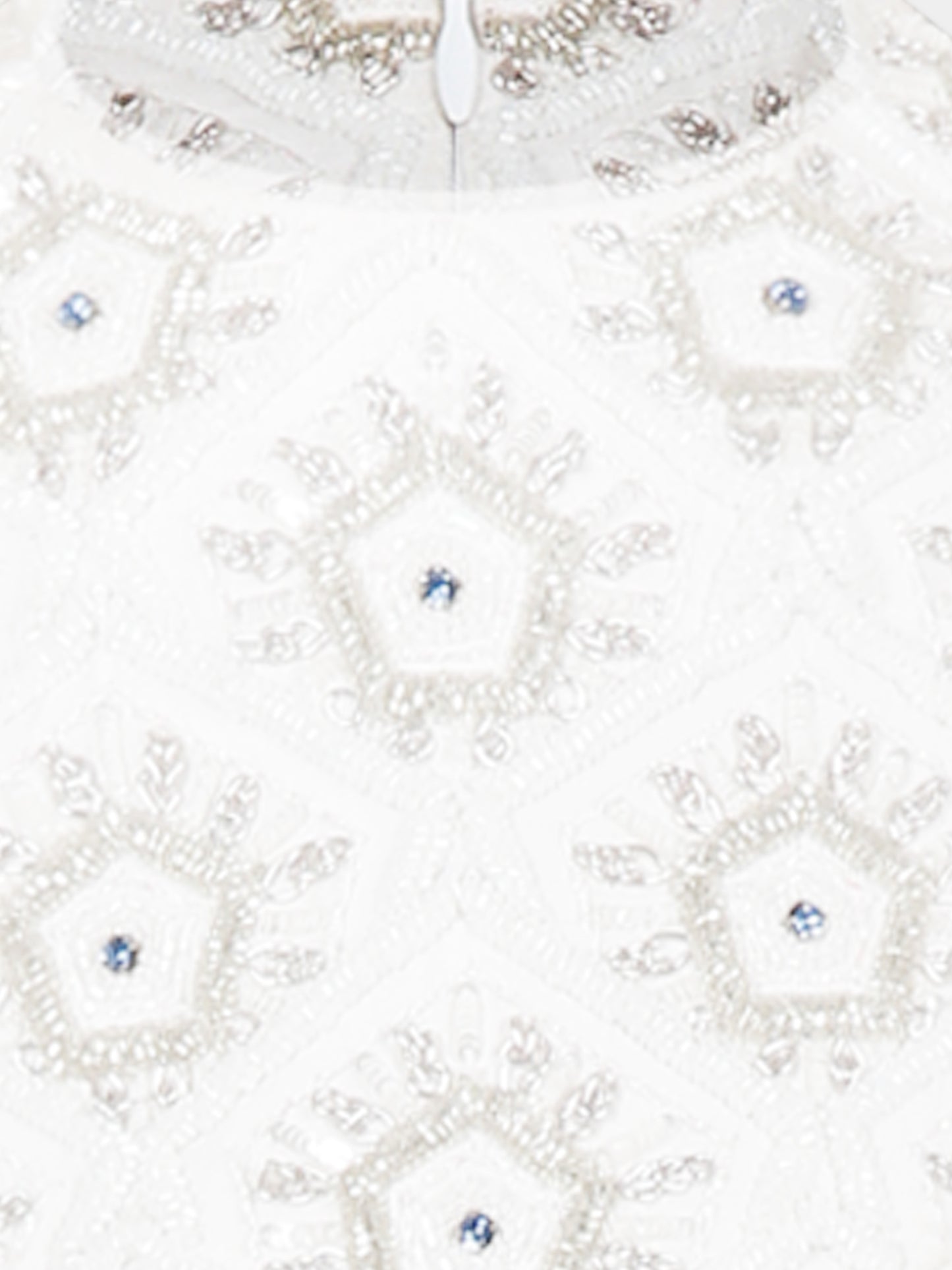 Ivory dress for girl with flowers