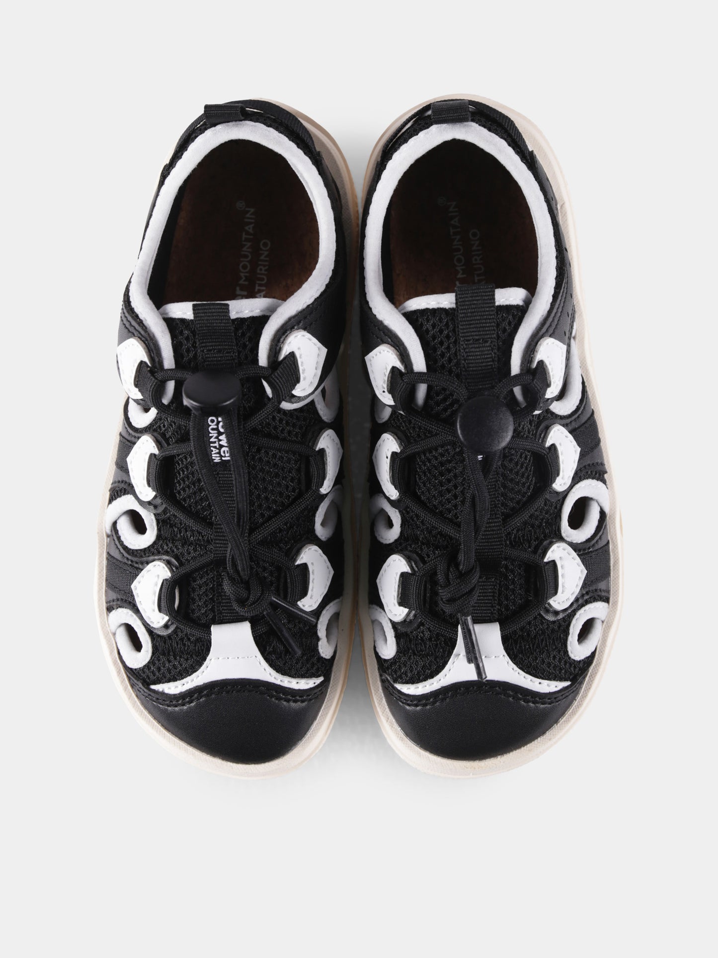 Sneakers Chomei nere per bambini,Flower Mountain,001 1501073 01 1A06 CHOMEI