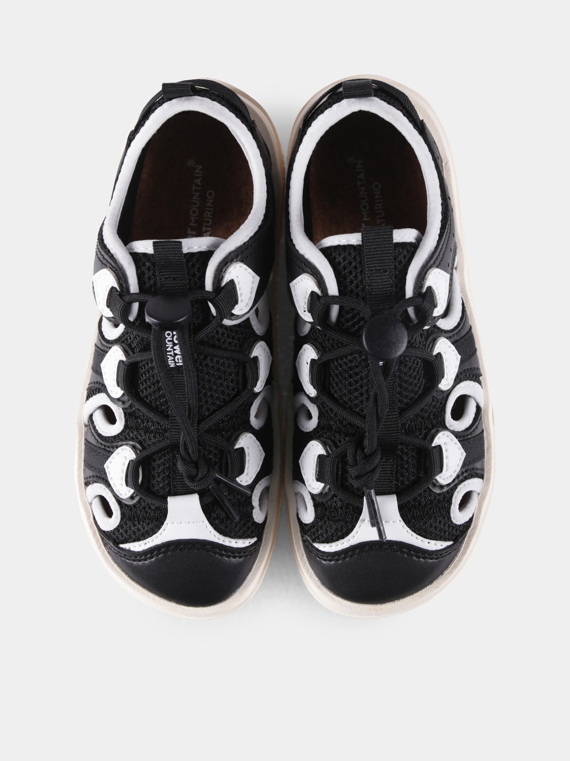 Sneakers Chomei nere per bambini,Flower Mountain,001 1501073 01 1A06 CHOMEI