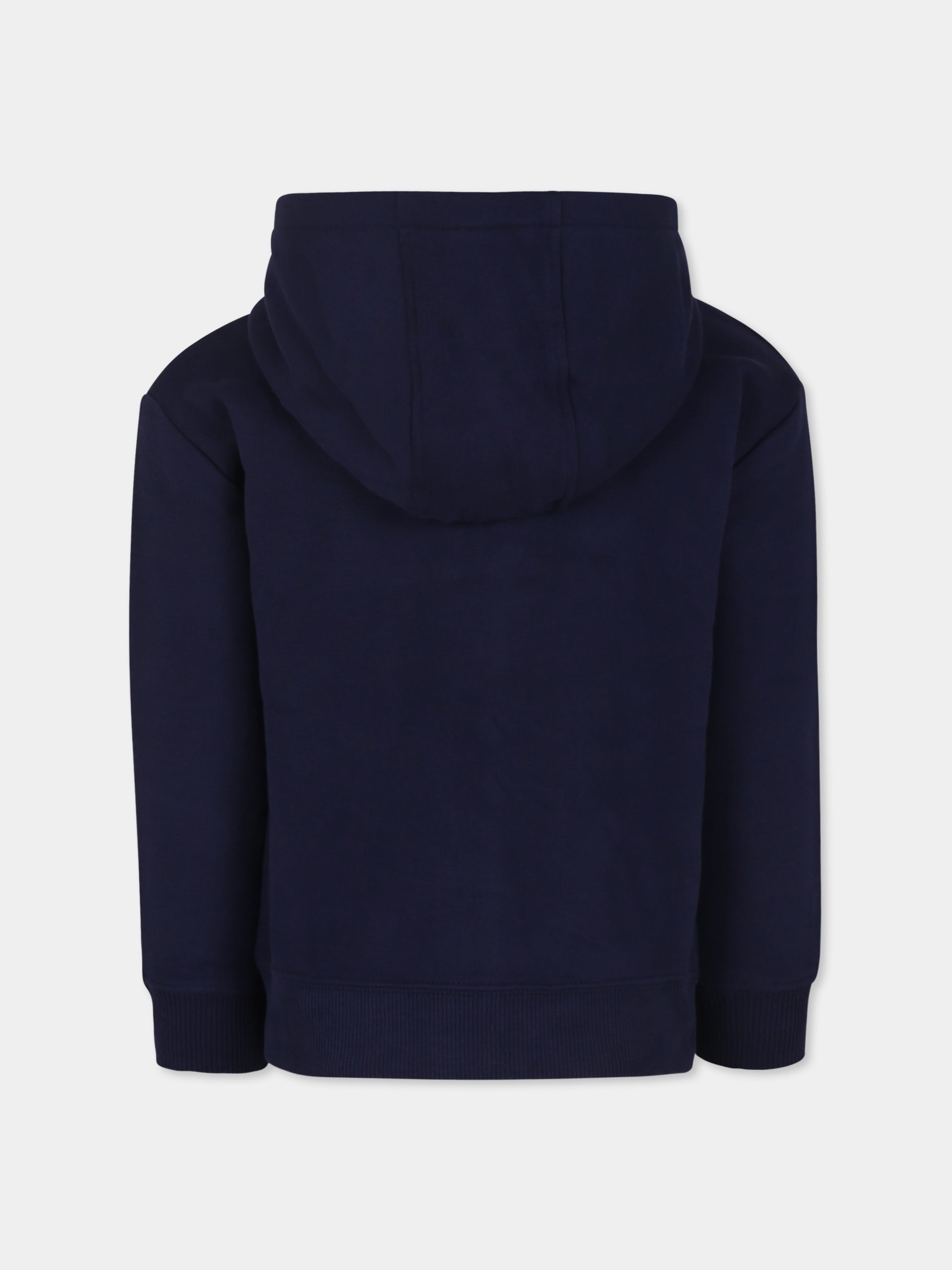 Felpa blu per bambino con logo,Marc Jacobs,W55010 85T