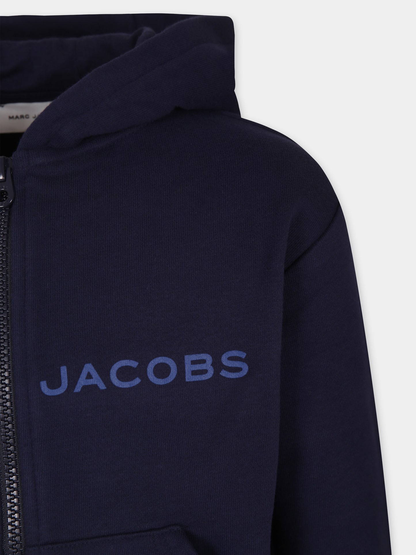 Felpa blu per bambino con logo,Marc Jacobs,W55010 85T