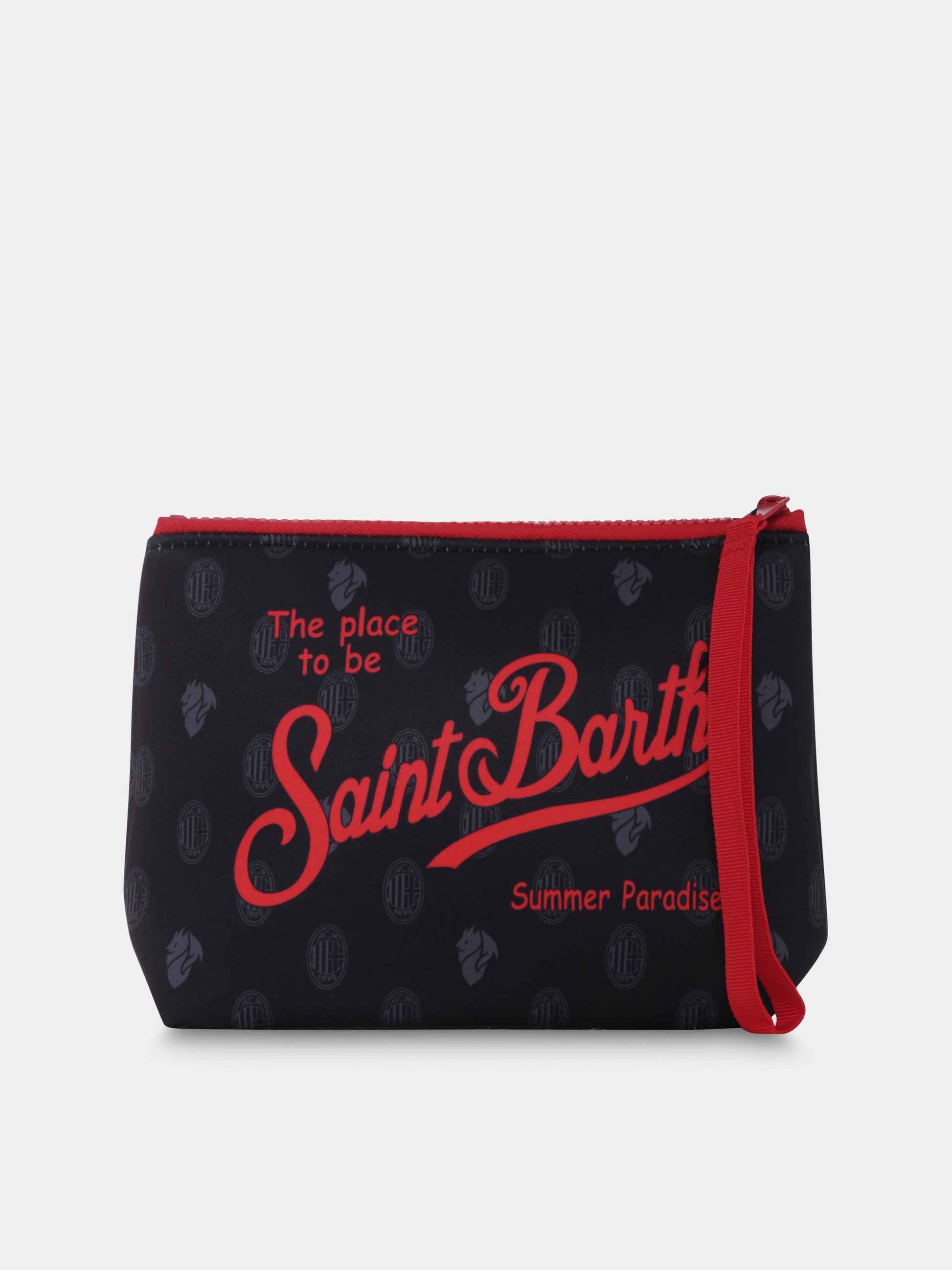 Pochette nera per bambino con logo Ac Milan,Mc2 Saint Barth,ALIN001 05468H